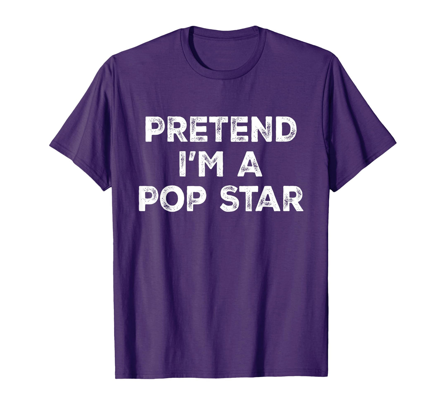 Pretend Im Pop Star Lazy Halloween T-Shirt - Novelty Apparel for Adults - T-Shirt, Sweatshirt, Hoodie