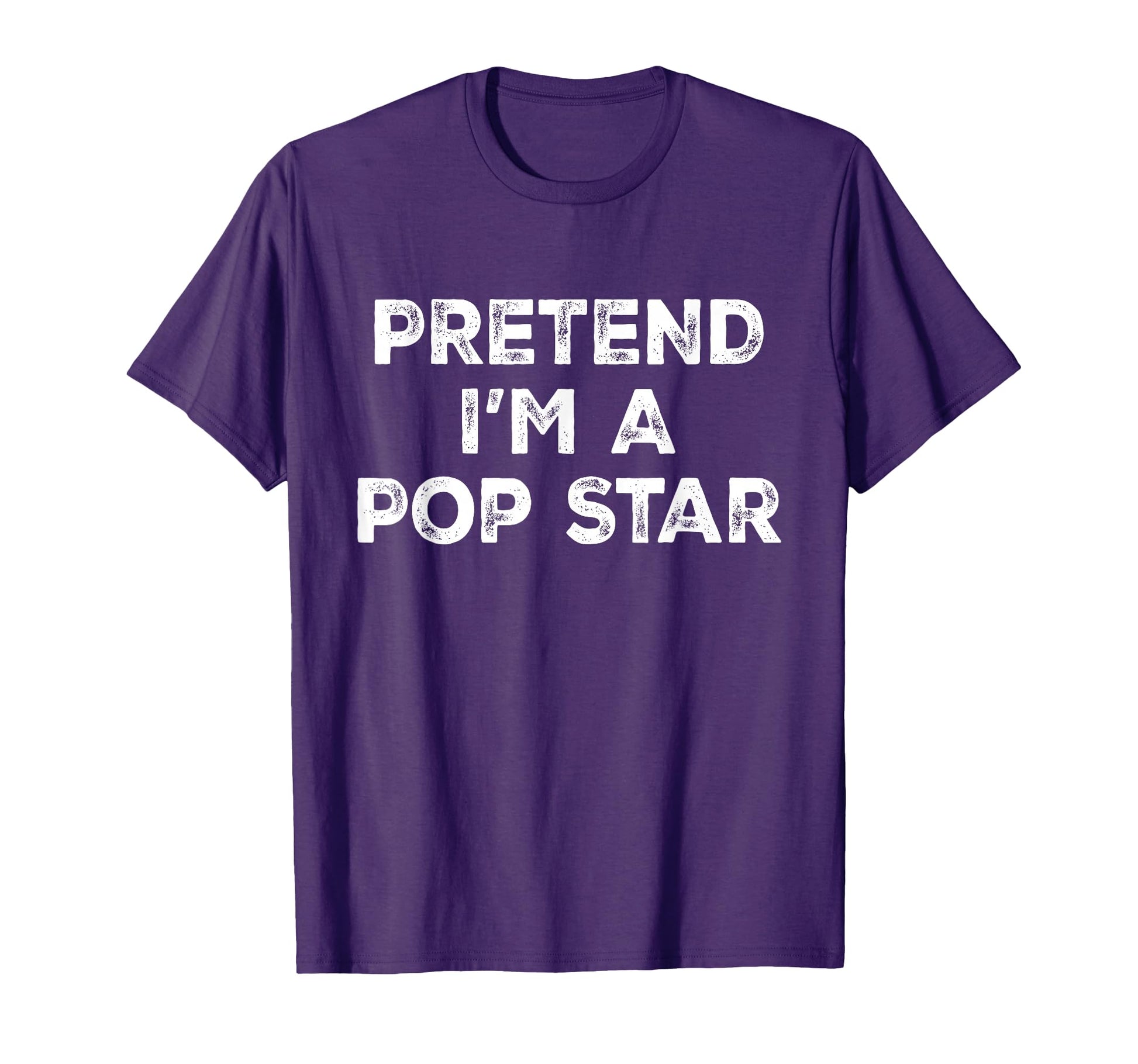 Pretend Im Pop Star Lazy Halloween T-Shirt - Novelty Apparel for Adults - T-Shirt, Sweatshirt, Hoodie