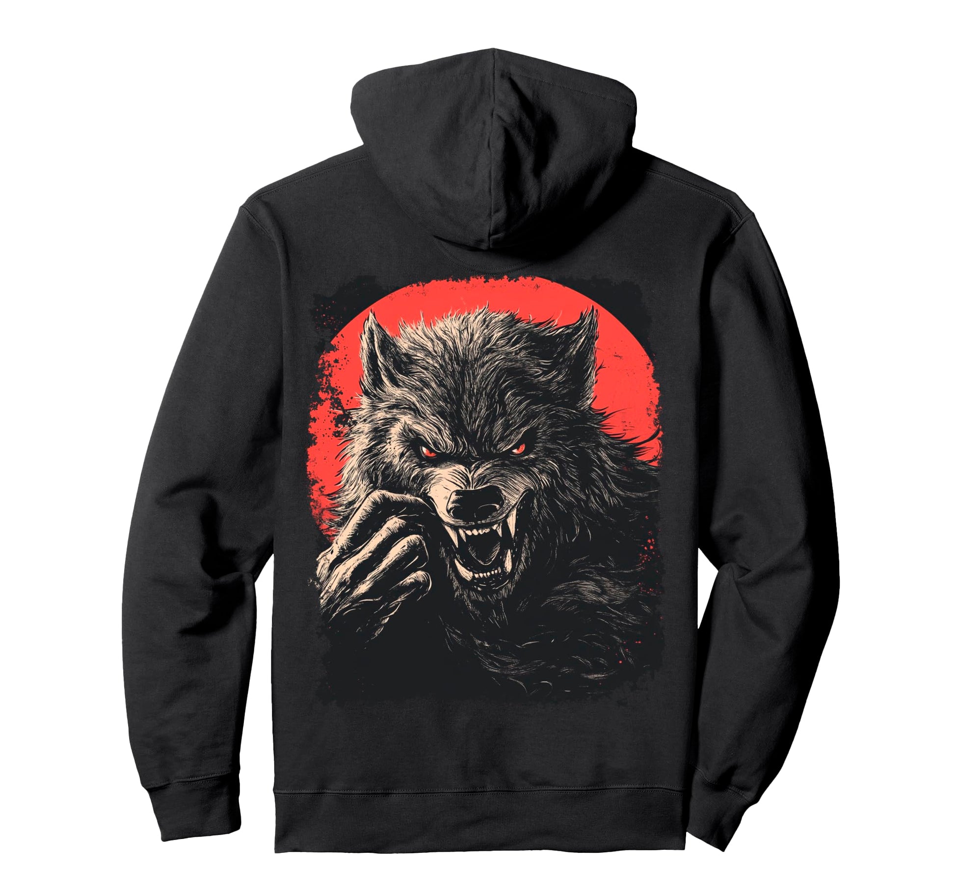 Pop Art Werewolf Halloween Hoodie - Graphic Print Unisex - T-Shirt, Sweatshirt, Hoodie