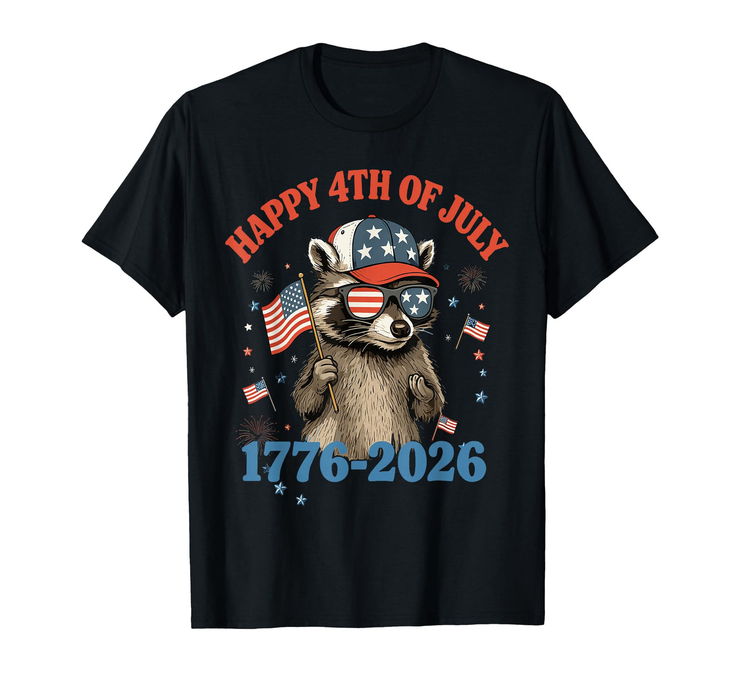 Happy 4Th July Patriotic Usa Flag T-Shirt - Trendy Graphic for Adults - T-Shirt, Sweatshirt, Hoodie