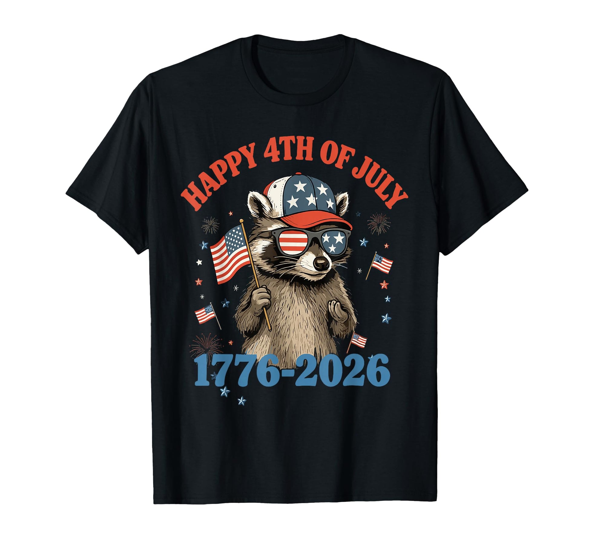 Happy 4Th July Patriotic Usa Flag T-Shirt - Trendy Graphic for Adults - T-Shirt, Sweatshirt, Hoodie