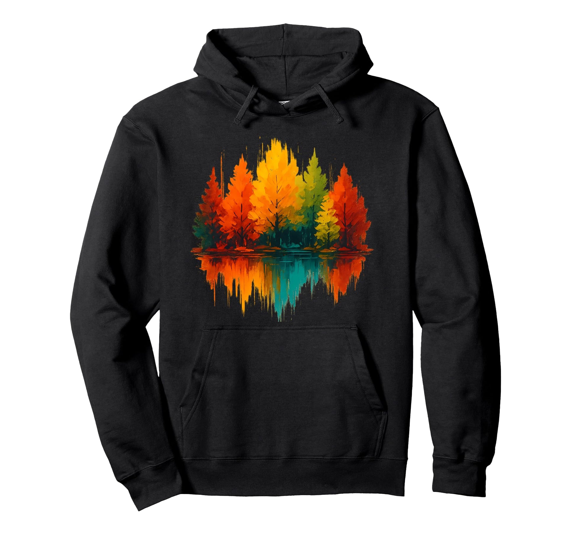 Outdoor Wildlife Abstract Nature Hoodie - Streetwear Style Men Women - T-Shirt, Sweatshirt, Hoodie