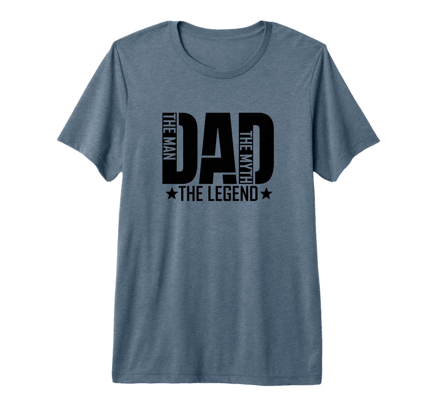 Dad Myth Legend Tri Blend T-Shirt - Streetwear Style Unisex - T-Shirt, Sweatshirt, Hoodie