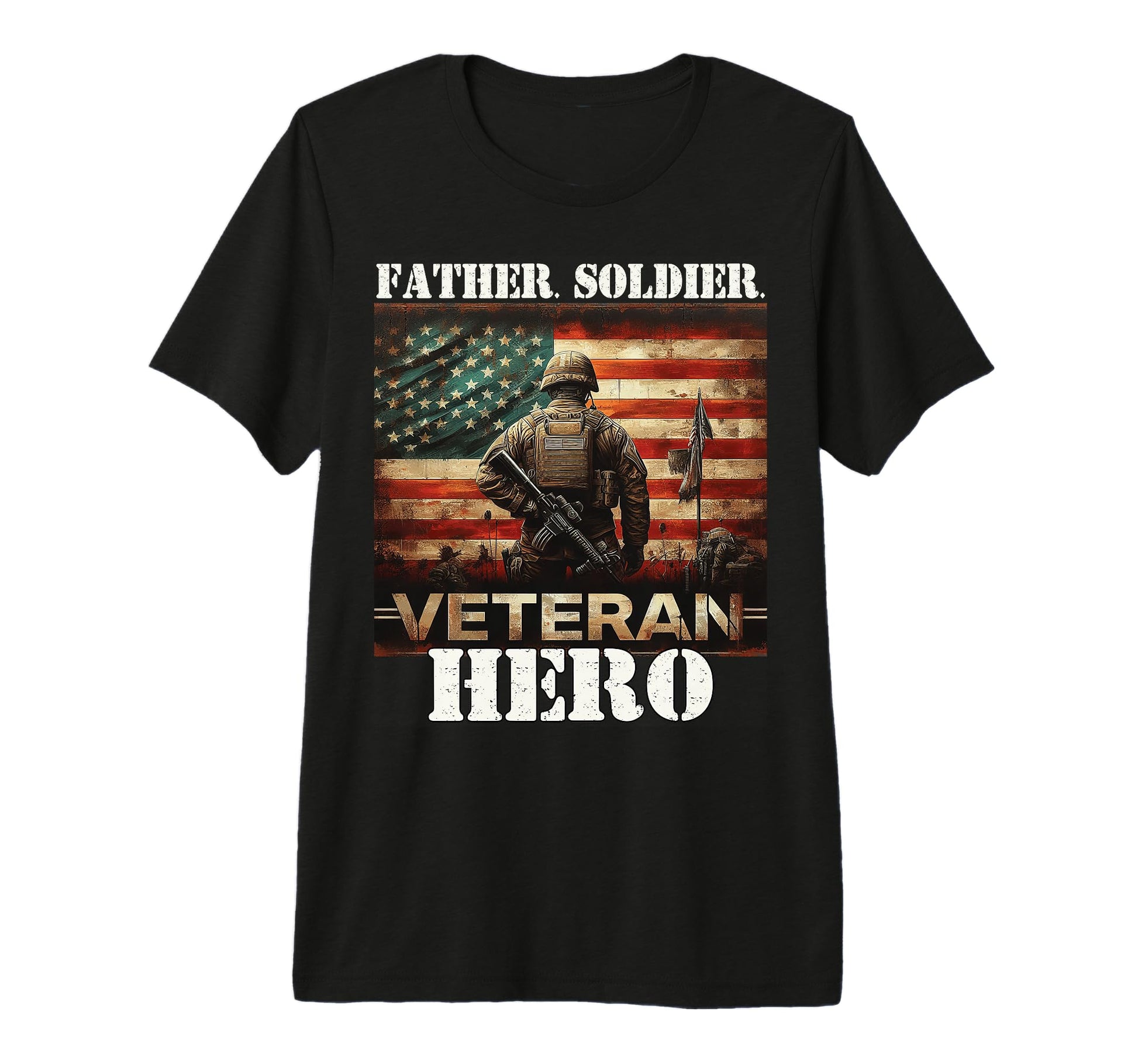Proud Father Son Daughter Wife Army T-Shirt - Trendy Graphic Men Women - T-Shirt, Sweatshirt, Hoodie