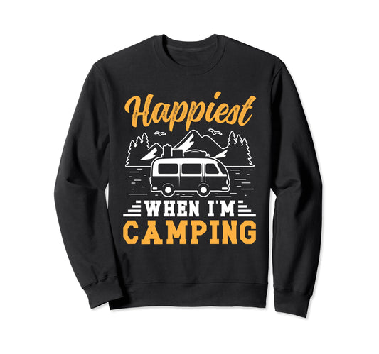 Camping Nature Dad Mom Sweatshirt - Novelty Apparel Unisex - T-Shirt, Sweatshirt, Hoodie