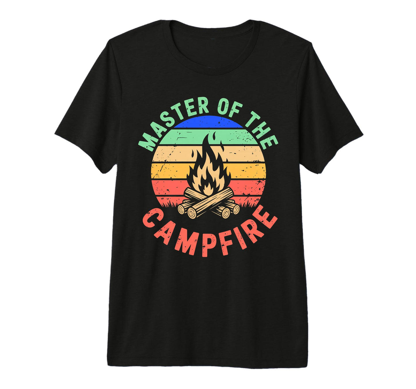 Master Campfire Dad Camping Gifts Camping T-Shirt - Trendy Graphic Unisex - T-Shirt, Sweatshirt, Hoodie