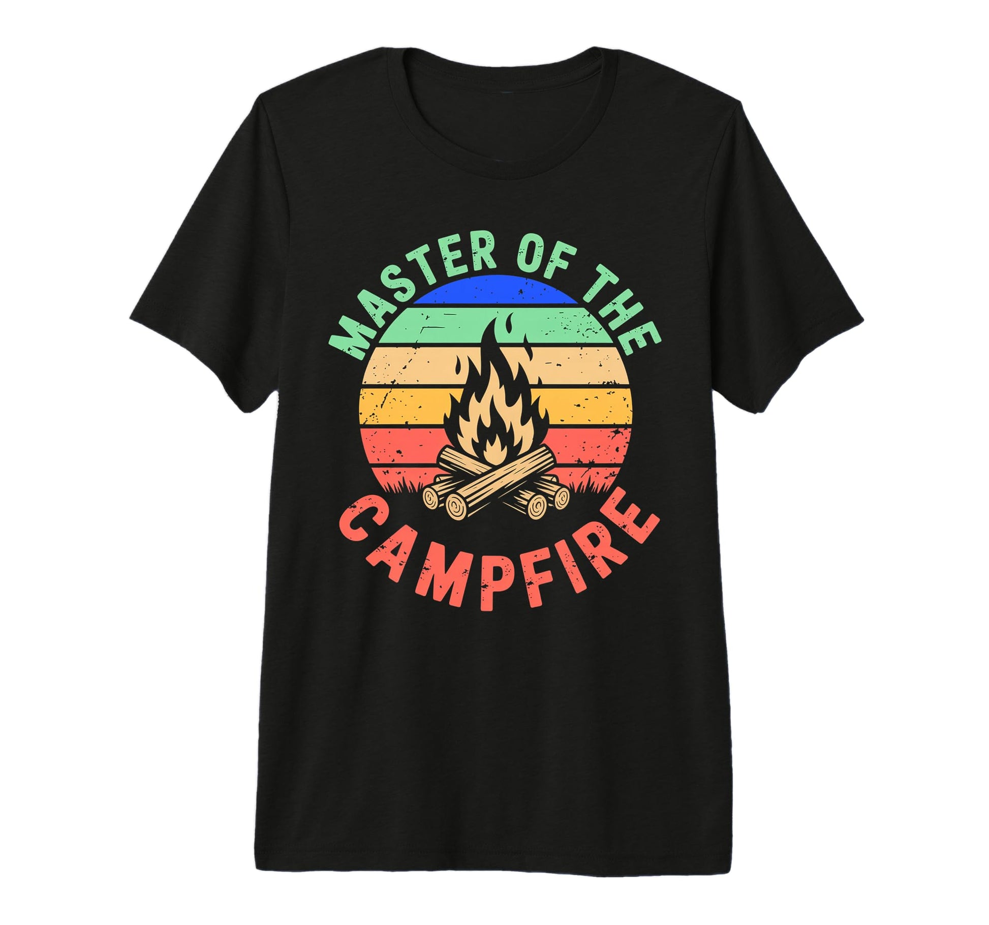 Master Campfire Dad Camping Gifts Camping T-Shirt - Trendy Graphic Unisex - T-Shirt, Sweatshirt, Hoodie