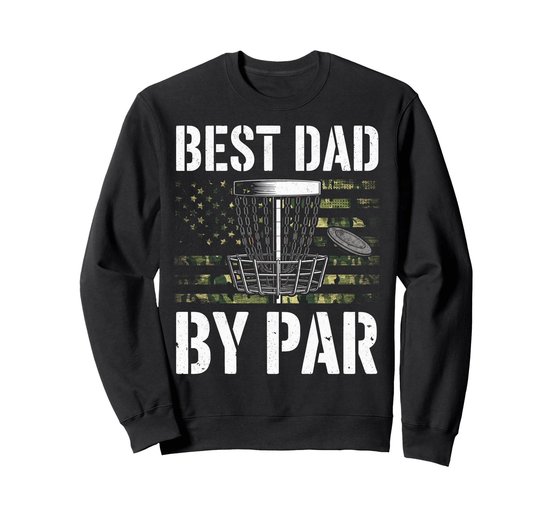 Us Camouflage Flag Best Dad Par Sweatshirt - Aesthetic Graphic for Adults - T-Shirt, Sweatshirt, Hoodie