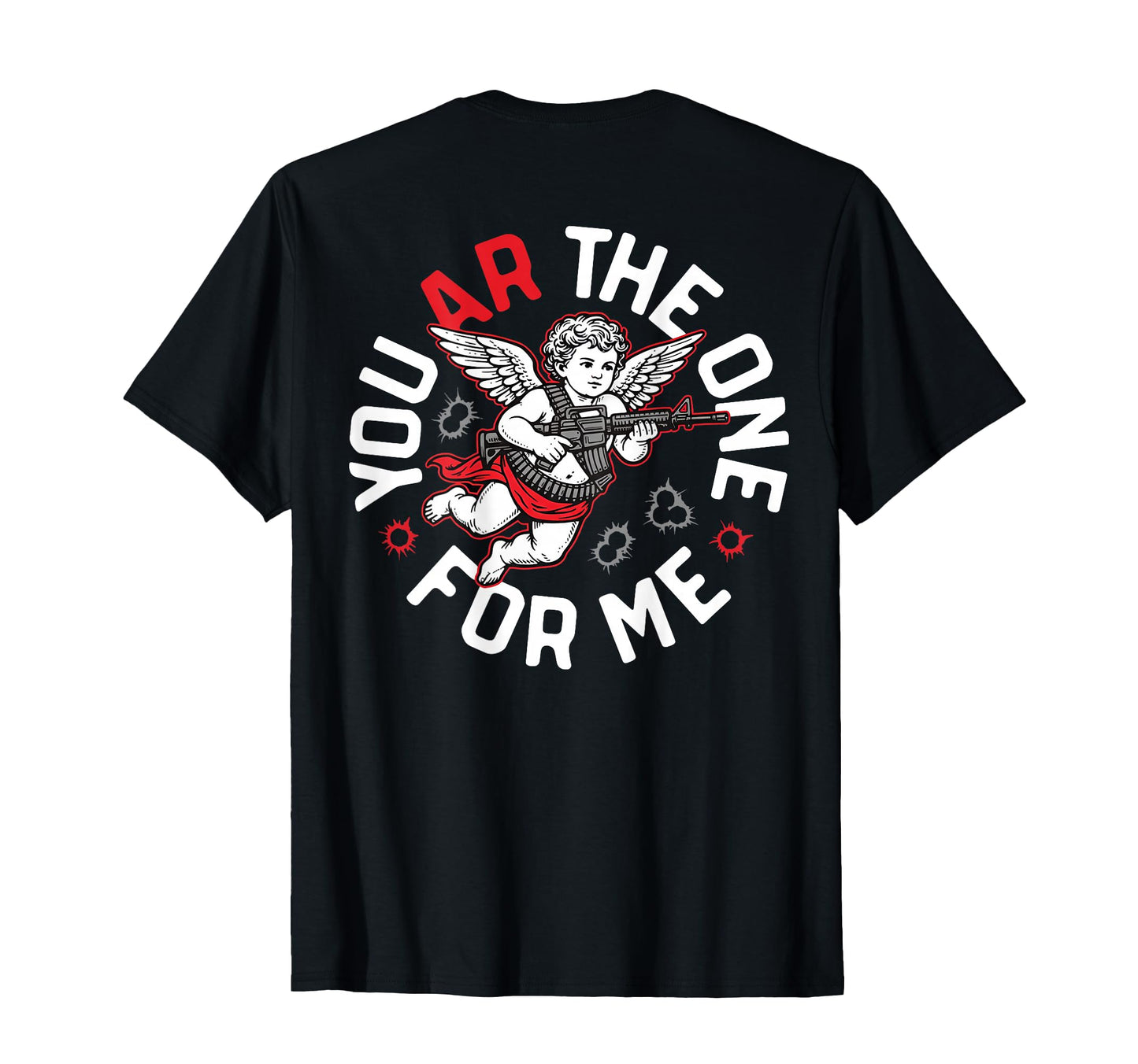 You Ar One Me Cupid Back T-Shirt - Aesthetic Graphic Men Women - T-Shirt, Sweatshirt, Hoodie