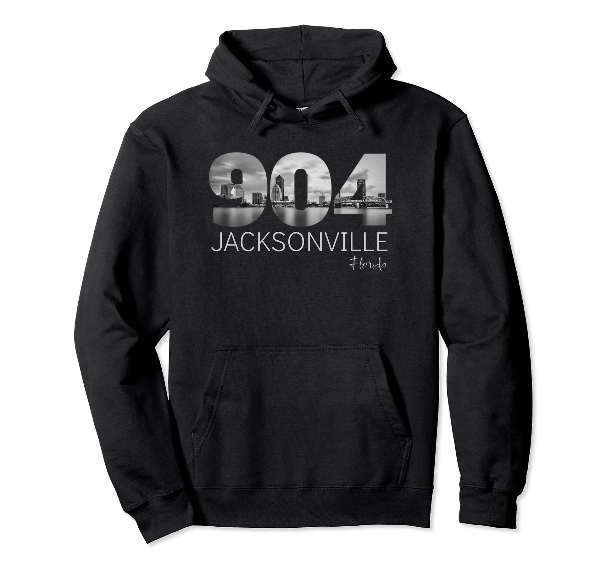 Jacksonville Florida Area Code 904 Hoodie - Minimalist Print for Adults - T-Shirt, Sweatshirt, Hoodie