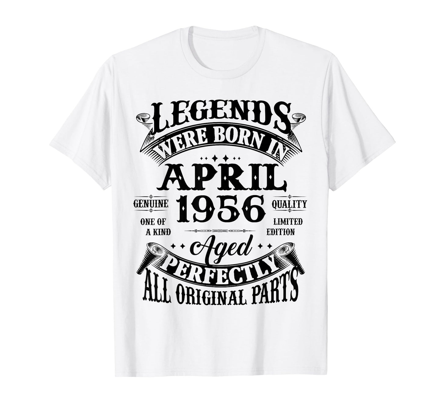 70Th Birthday Gift Legend Born April T-Shirt - Aesthetic Graphic Unisex - T-Shirt, Sweatshirt, Hoodie