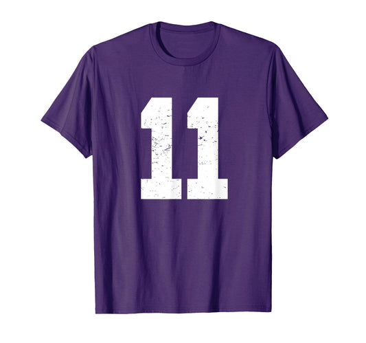11 Sports Fan Player Number 11 Game Winner T-Shirt - Graphic Print Unisex - T-Shirt, Sweatshirt, Hoodie