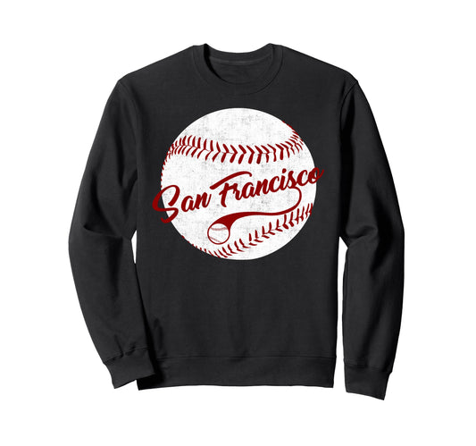 Baseball San Francisco Giant Ball Sweatshirt - Custom Art Print Unisex - T-Shirt, Sweatshirt, Hoodie