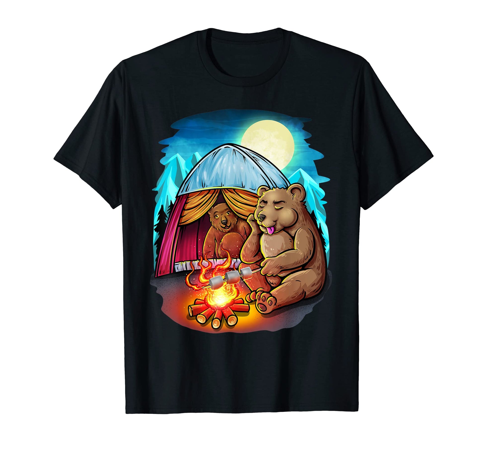 Mama And Dad Bear Roasting T-Shirt - Novelty Apparel for Adults - T-Shirt, Sweatshirt, Hoodie