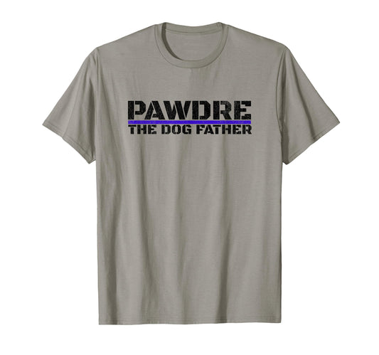 Blue Line Police First Responder Dog Dad T-Shirt - Streetwear Style Unisex - T-Shirt, Sweatshirt, Hoodie