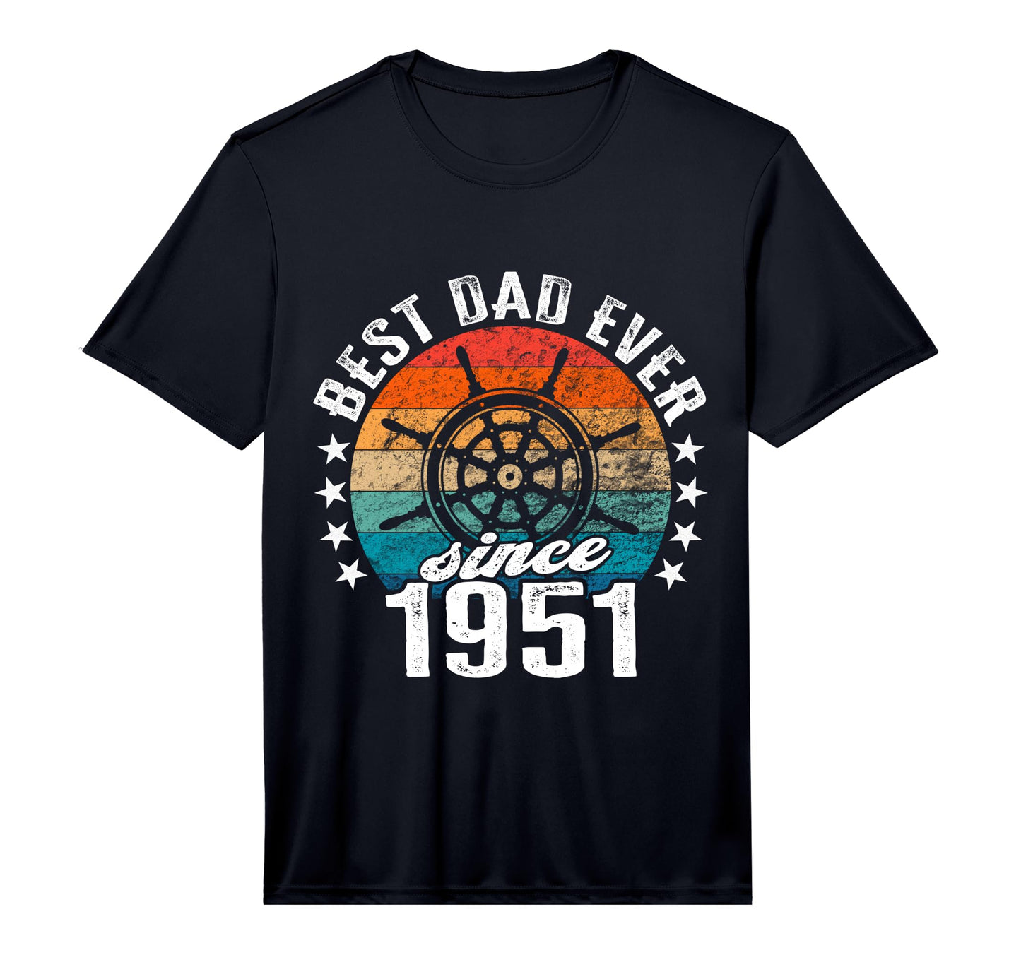 Best Dad World No Joke Best Dad Since T-Shirt - Custom Art Print Men Women - T-Shirt, Sweatshirt, Hoodie