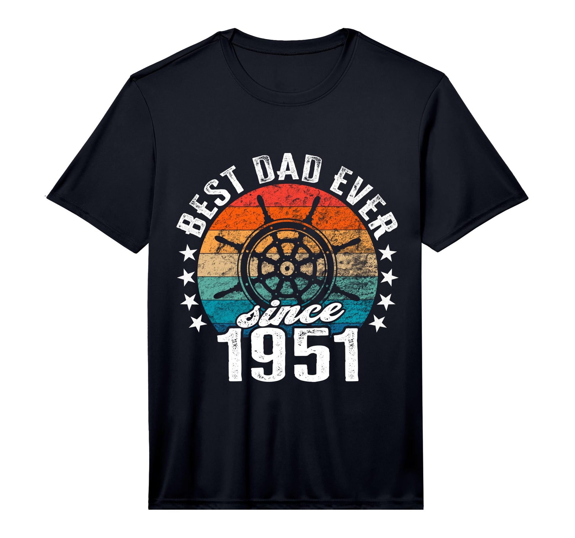 Best Dad World No Joke Best Dad Since T-Shirt - Custom Art Print Men Women - T-Shirt, Sweatshirt, Hoodie