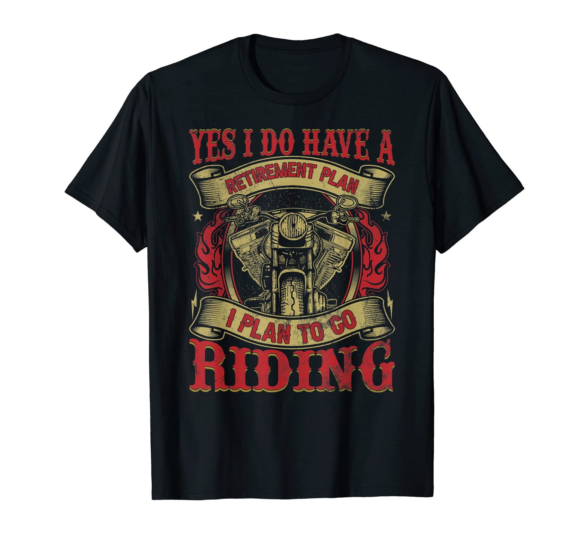 Retirement Plan To Go Riding T-Shirt - Streetwear Style for Adults - T-Shirt, Sweatshirt, Hoodie