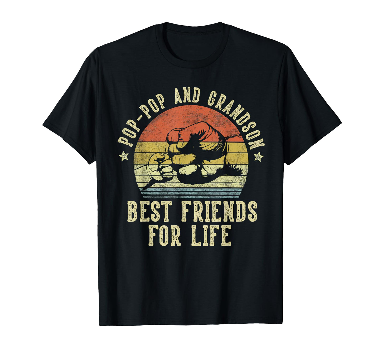 Pop Pop And Grandson Best Friends Life T-Shirt - Custom Art Print Unisex - T-Shirt, Sweatshirt, Hoodie