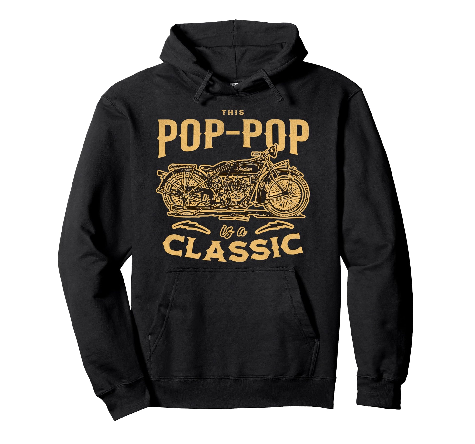 This Pop Pop Is Motorcycle Mechanic Hoodie - Novelty Apparel Men Women - T-Shirt, Sweatshirt, Hoodie