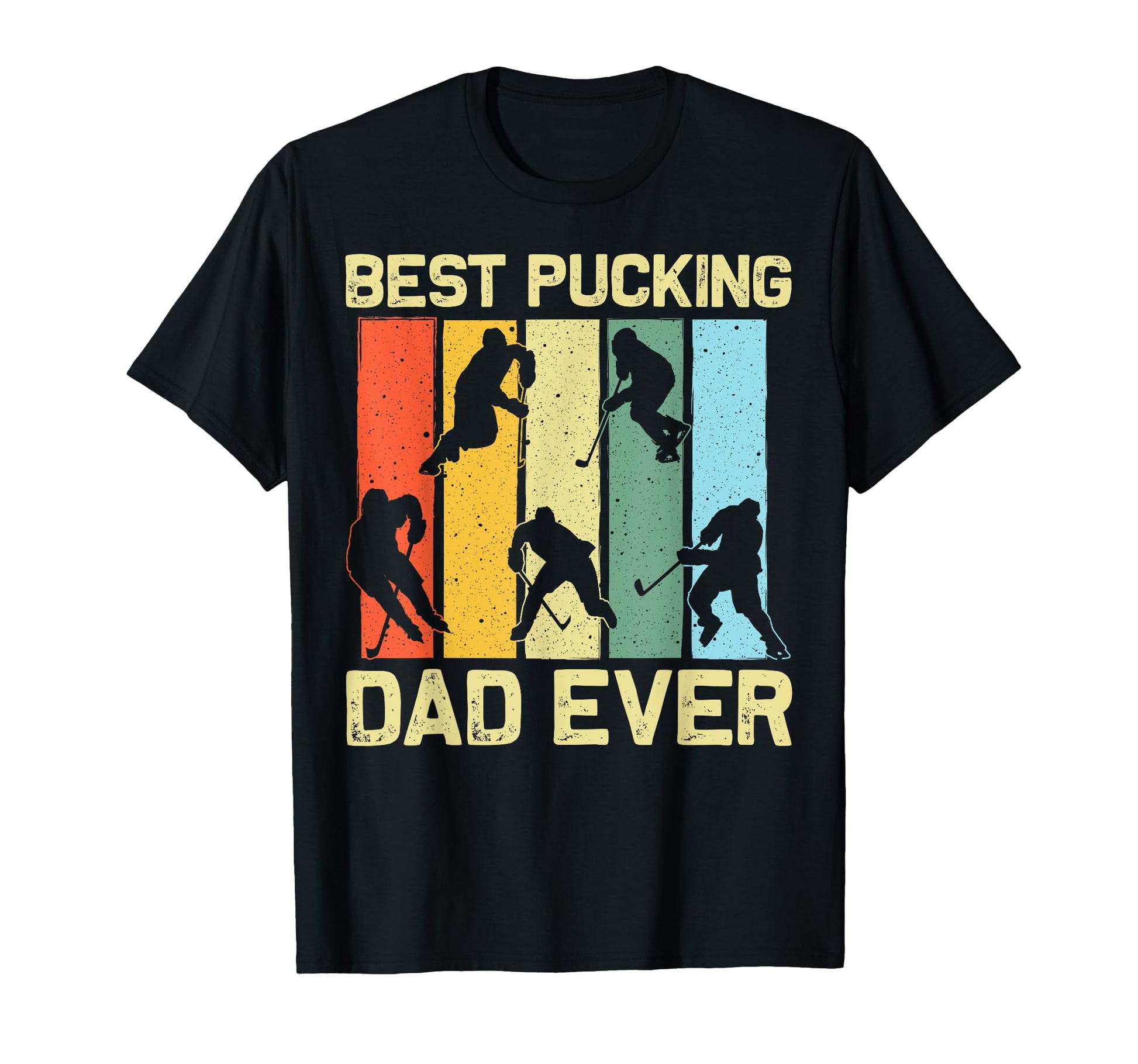 Ice Hockey Dad Father Player Goalie T-Shirt - Unique Graphic Men Women - T-Shirt, Sweatshirt, Hoodie