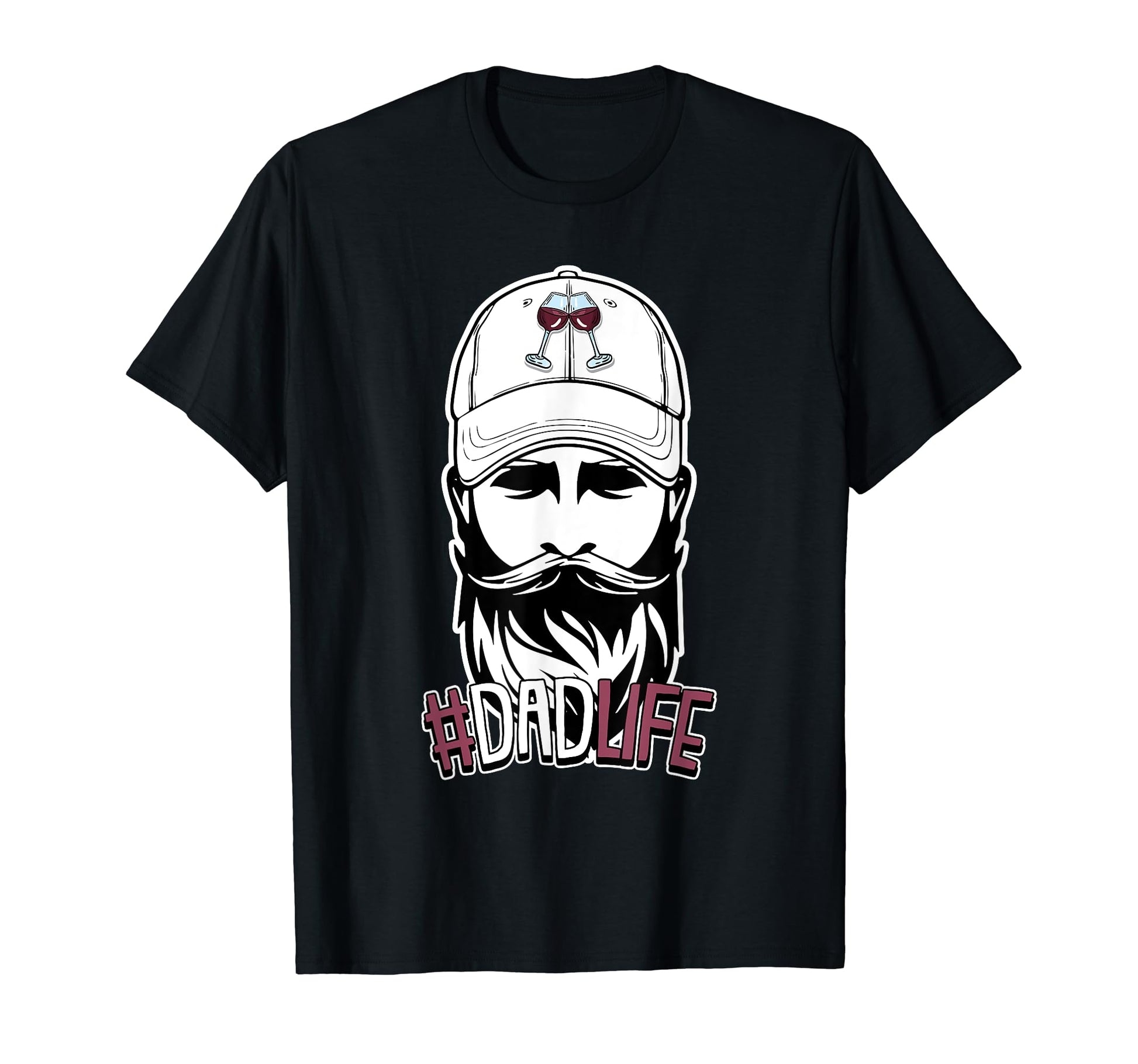 Dad Life Fathers Day Drinking Wine T-Shirt - Trendy Graphic Men Women - T-Shirt, Sweatshirt, Hoodie
