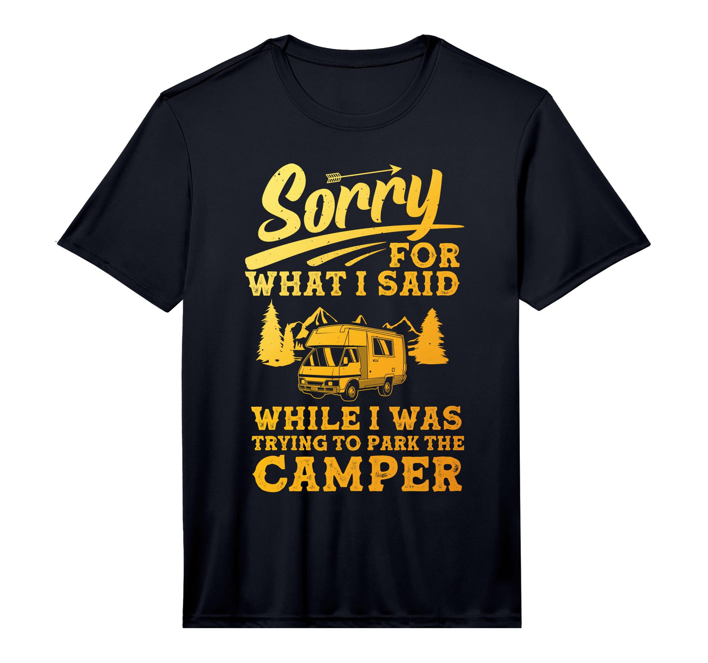 Funny Rv Camping Art Camper Trailer T-Shirt - Graphic Print for Adults - T-Shirt, Sweatshirt, Hoodie