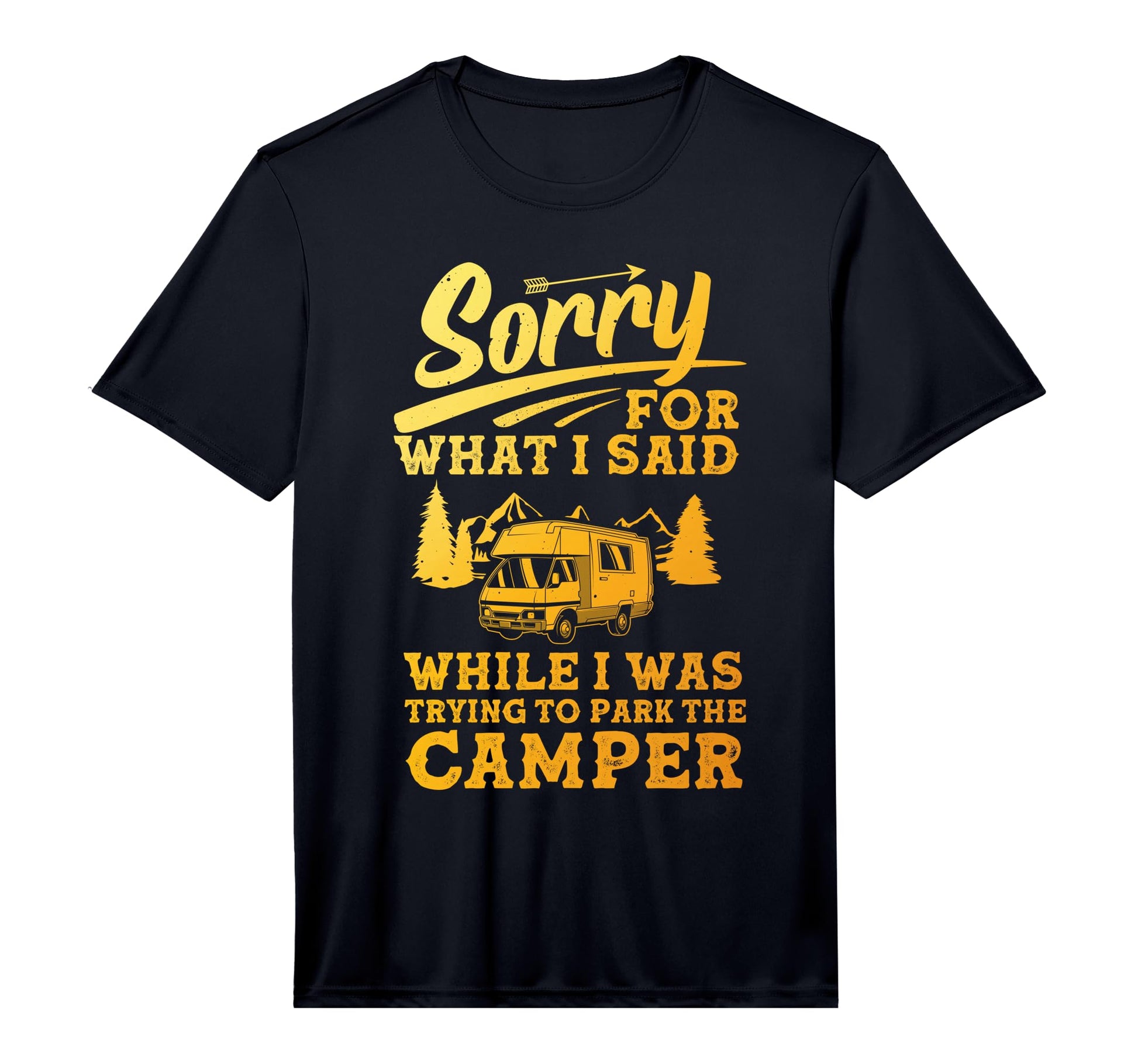 Funny Rv Camping Art Camper Trailer T-Shirt - Graphic Print for Adults - T-Shirt, Sweatshirt, Hoodie