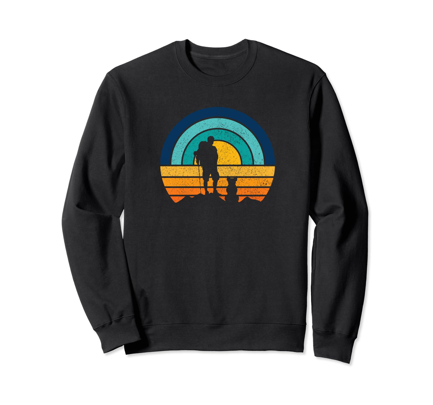 Hiking My Dog Camping And Dog Sweatshirt - Aesthetic Graphic Men Women - T-Shirt, Sweatshirt, Hoodie