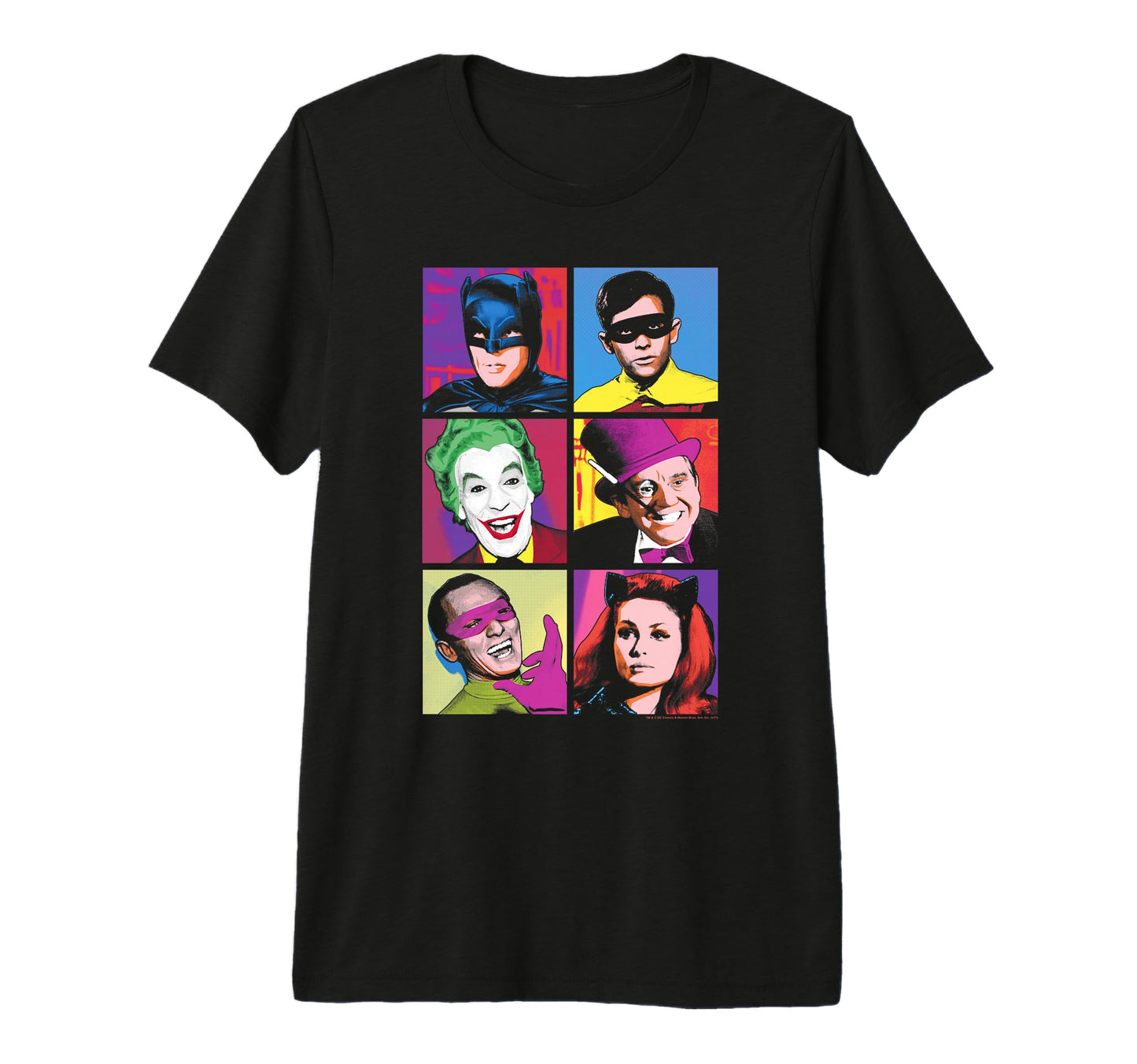 Mens Batman Tv Series Pop Cast T-Shirt - Casual Everyday Wear for Adults - T-Shirt, Sweatshirt, Hoodie