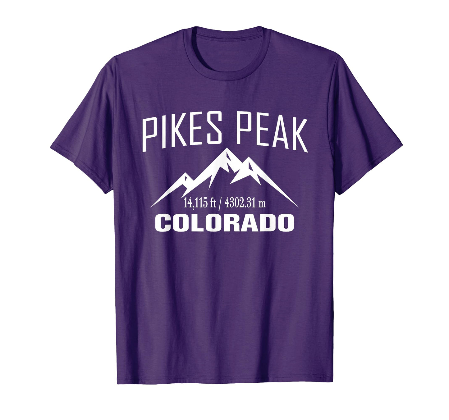 Pikes Peak Colorado Climbing Summit T-Shirt - Minimalist Print Men Women - T-Shirt, Sweatshirt, Hoodie