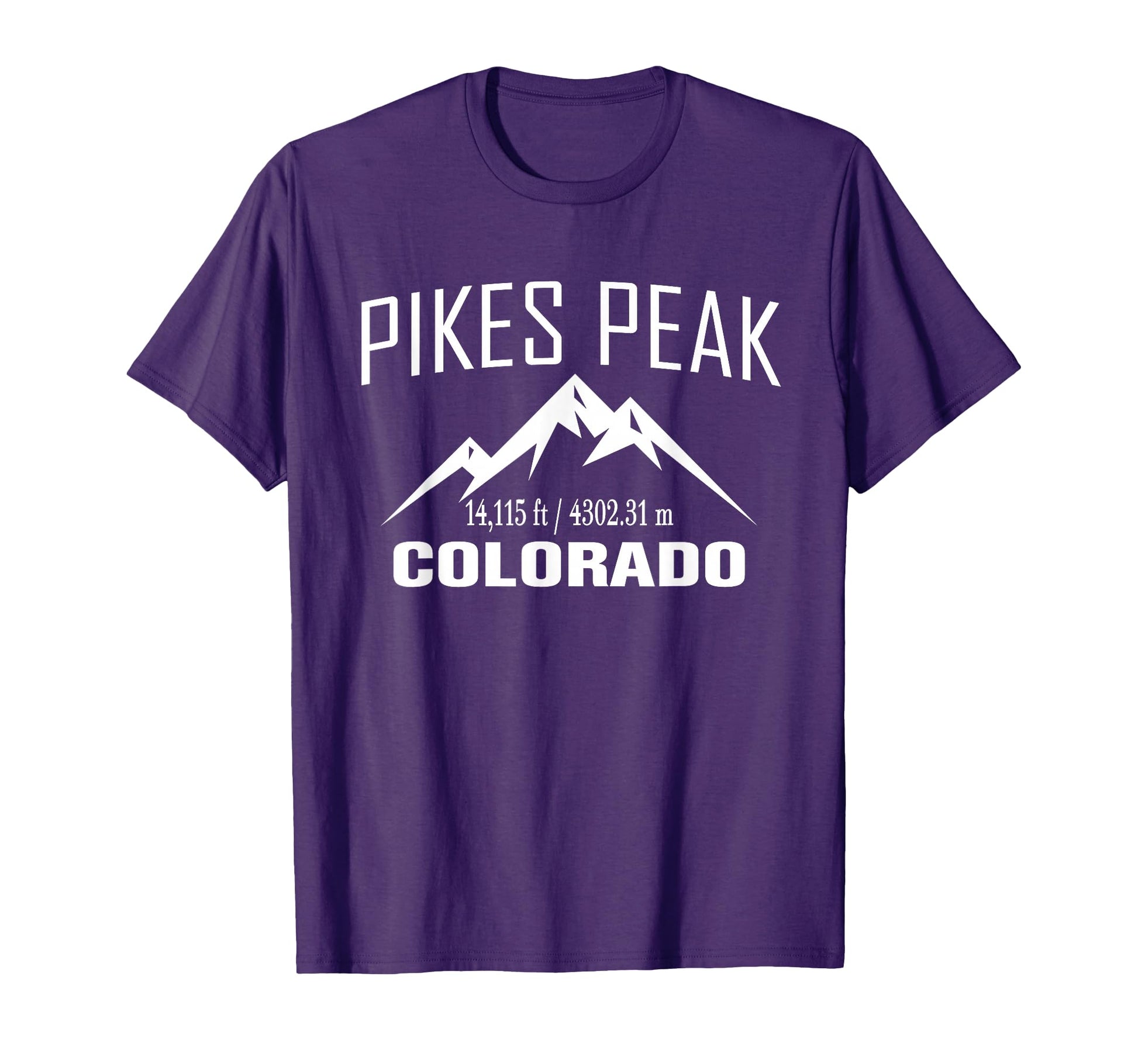 Pikes Peak Colorado Climbing Summit T-Shirt - Minimalist Print Men Women - T-Shirt, Sweatshirt, Hoodie