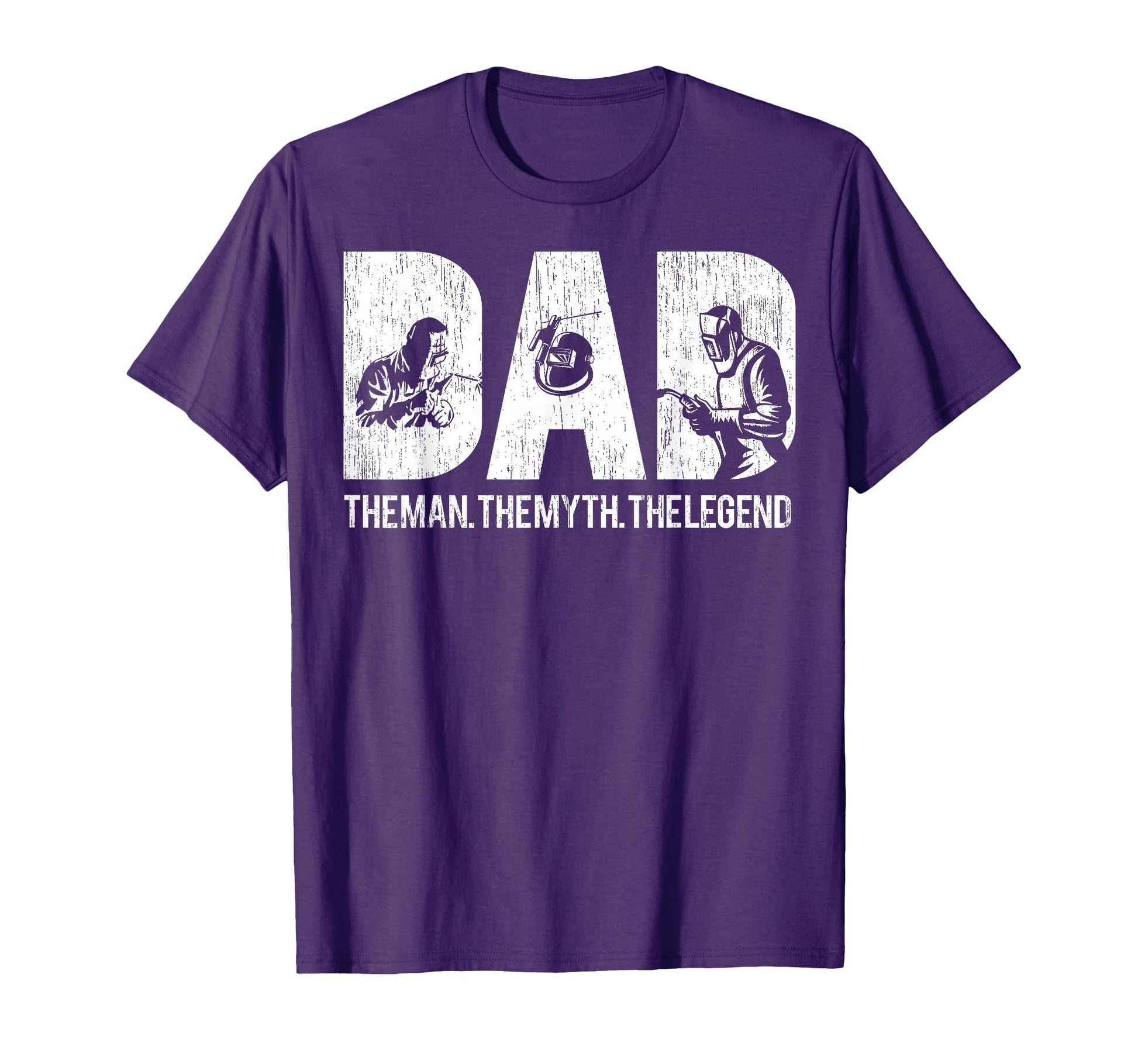 Welder Funny Welding Dad Myth Legend T-Shirt - Custom Art Print Men Women - T-Shirt, Sweatshirt, Hoodie