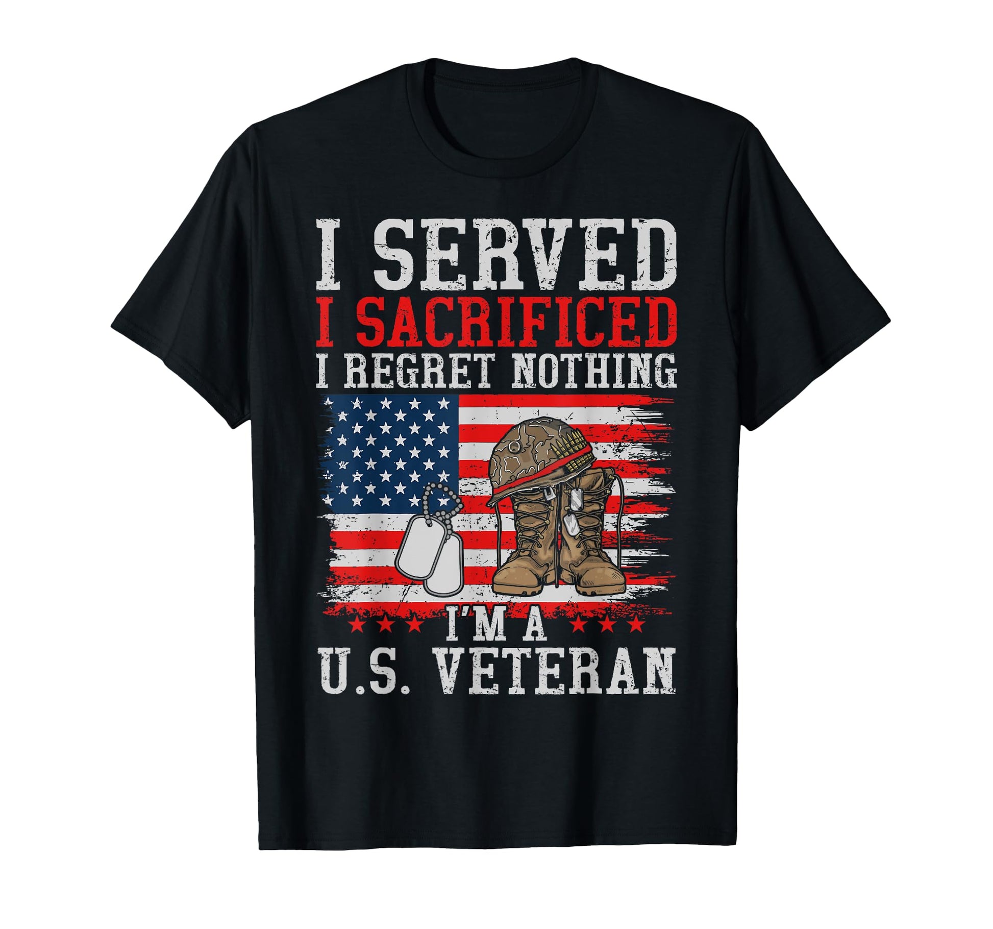 Served Sacrificed And Regret Nothing U T-Shirt - Fun Novelty Design Unisex - T-Shirt, Sweatshirt, Hoodie