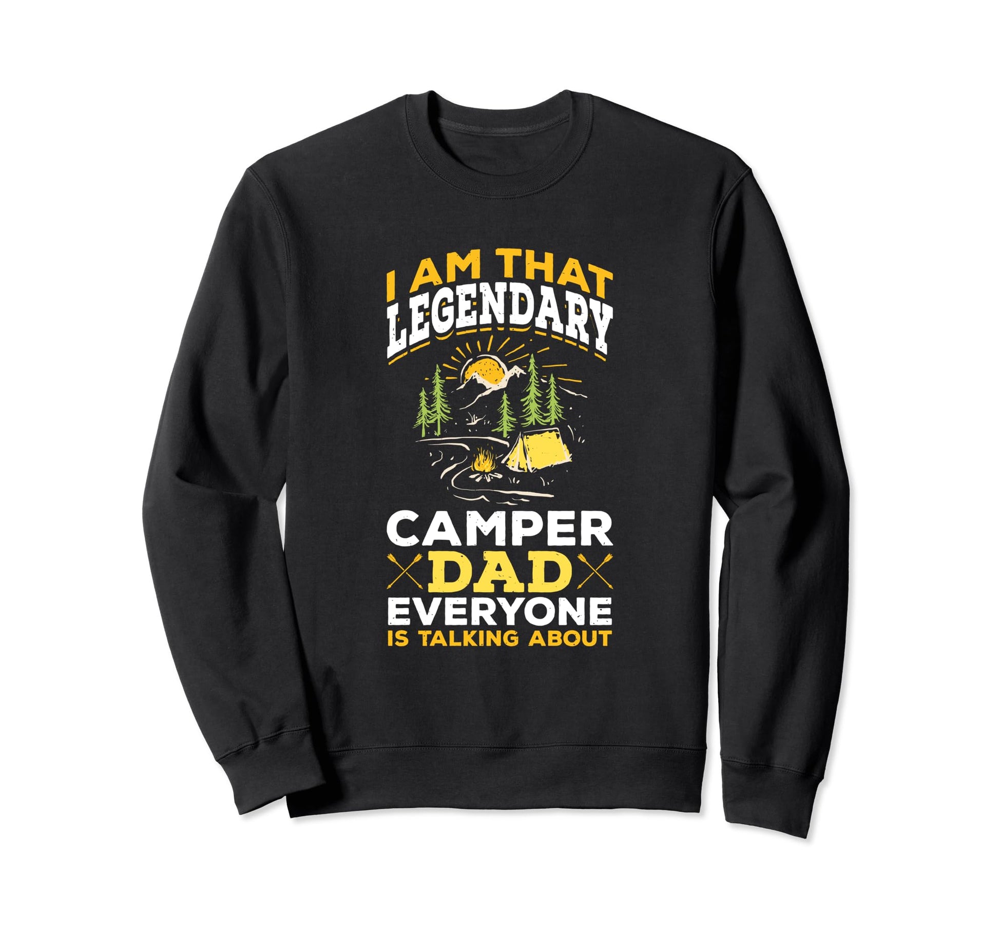 Camp Travel Hiking Camper Camping Sweatshirt - Graphic Print Men Women - T-Shirt, Sweatshirt, Hoodie