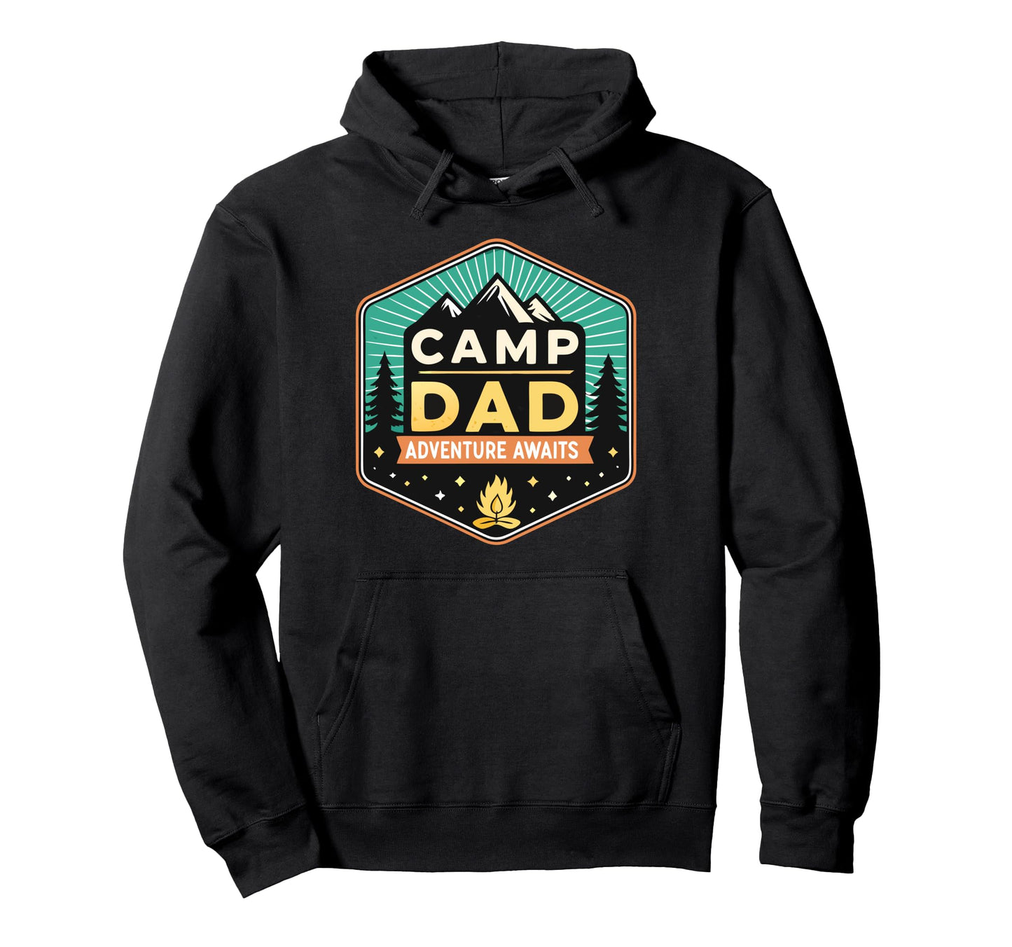Fathers Day Fishing Camp Dad Adventure Hoodie - Unique Graphic Men Women - T-Shirt, Sweatshirt, Hoodie