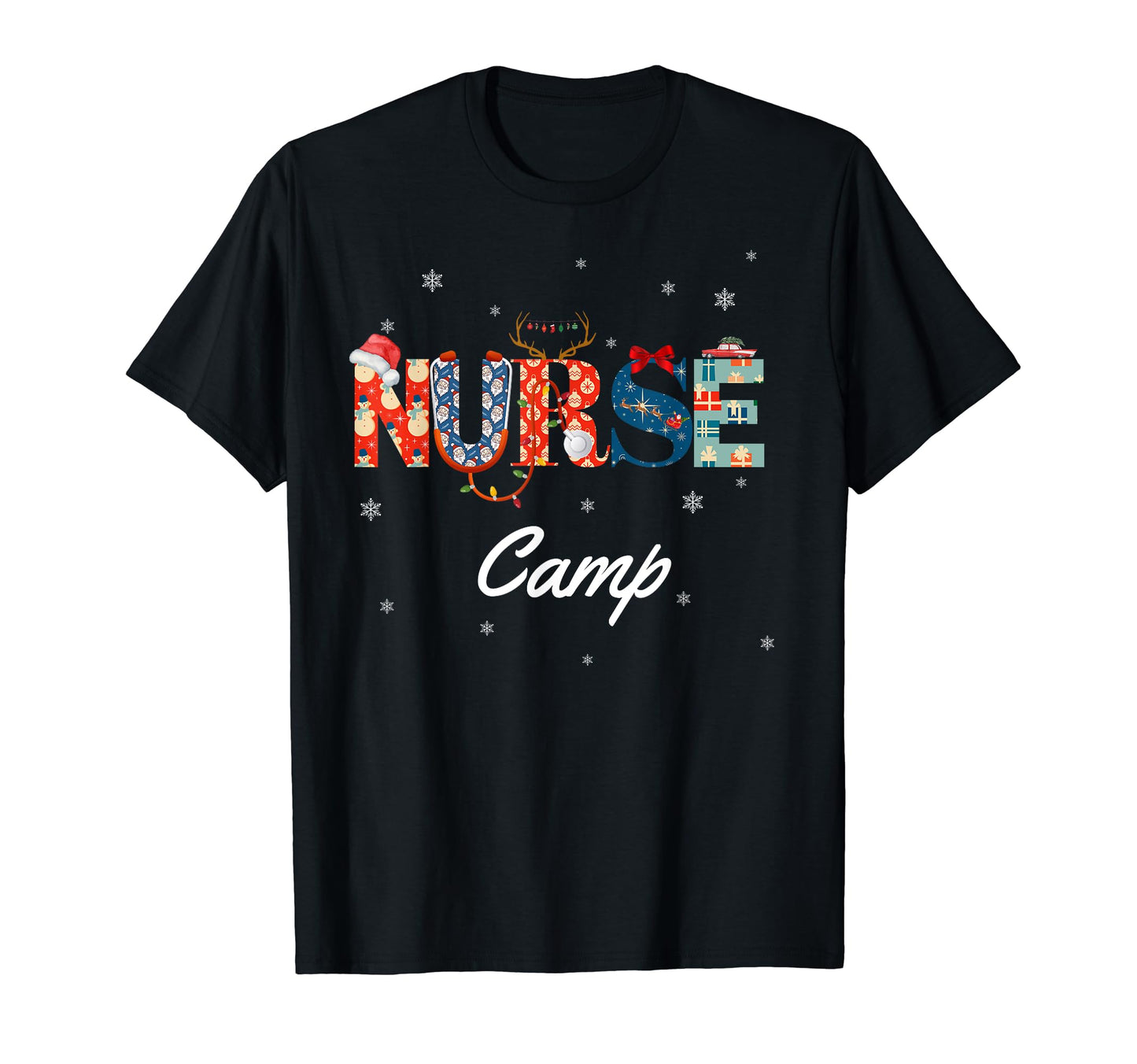 Nurse Holiday Scrubs Mens Womens T-Shirt - Aesthetic Graphic Men Women - T-Shirt, Sweatshirt, Hoodie
