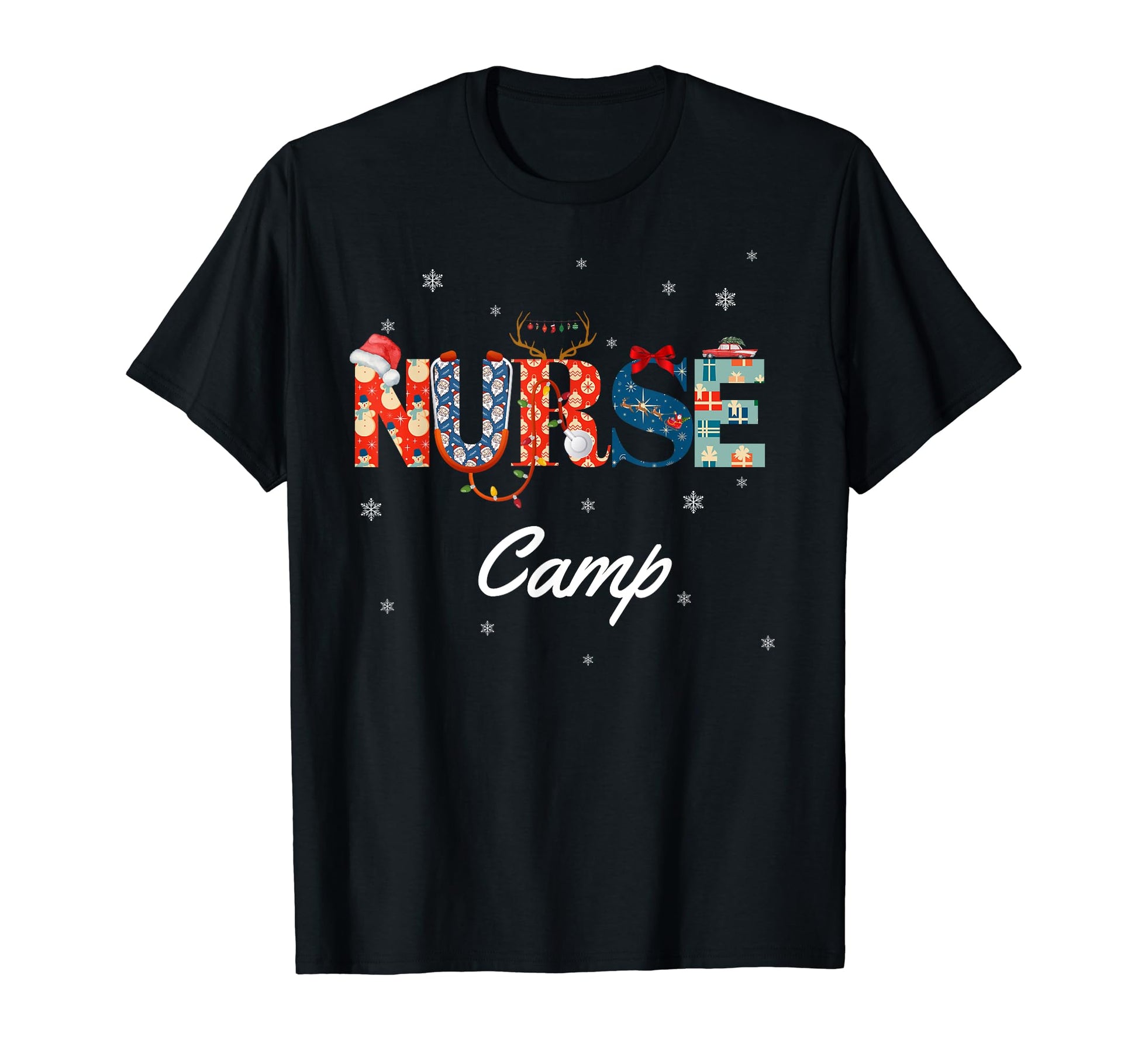 Nurse Holiday Scrubs Mens Womens T-Shirt - Aesthetic Graphic Men Women - T-Shirt, Sweatshirt, Hoodie