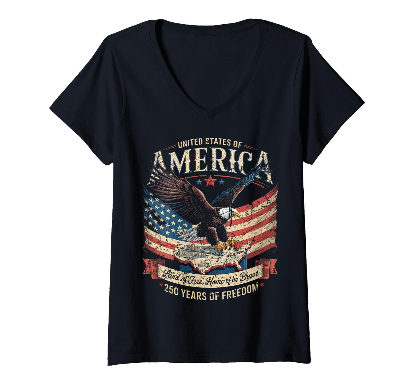 United States Anniversary American Flag T-Shirt - Unique Graphic for Adults - T-Shirt, Sweatshirt, Hoodie