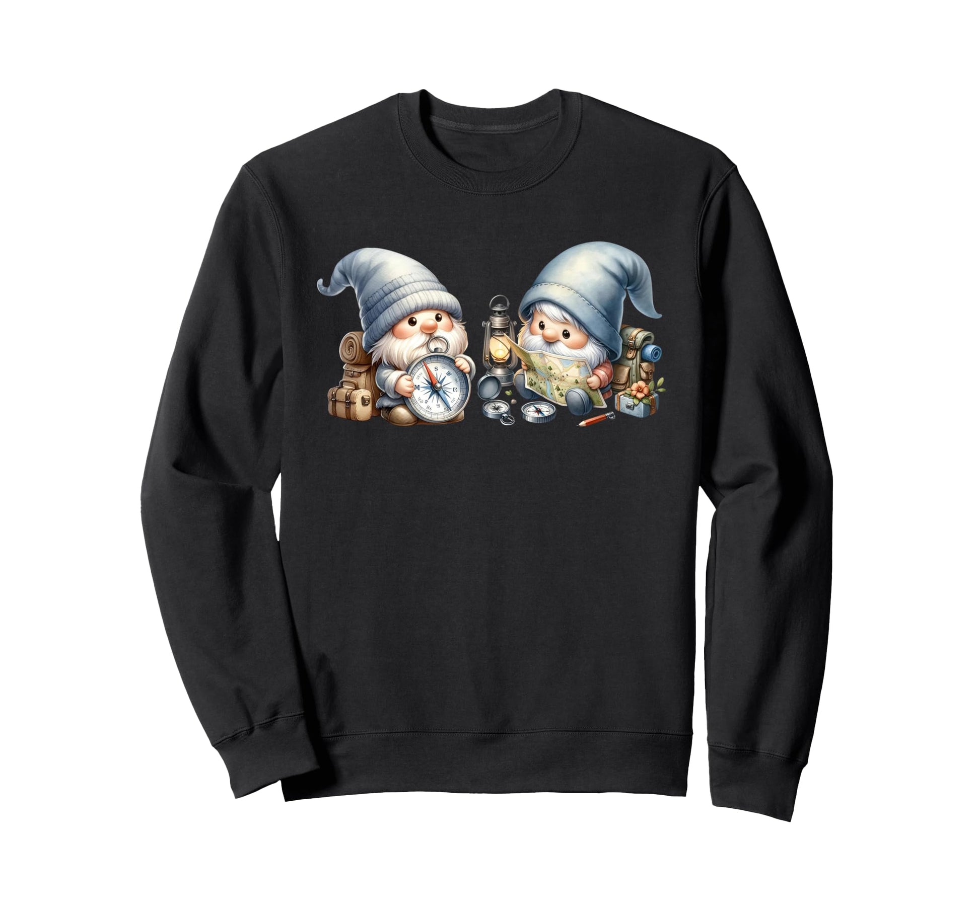 Funny Camping Dad Gnome Outdoor Sweatshirt - Streetwear Style Men Women - T-Shirt, Sweatshirt, Hoodie