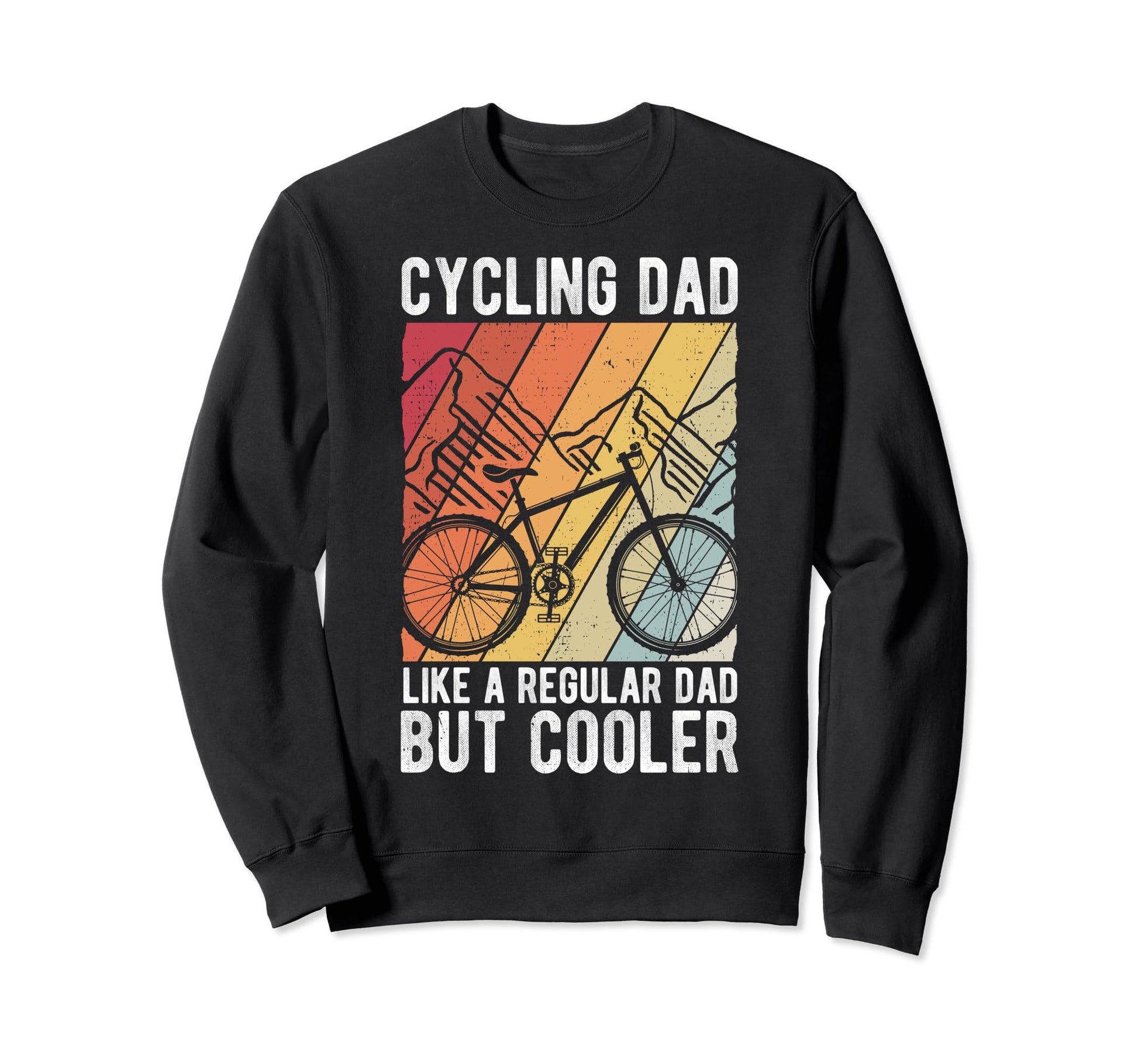 Biker Cyclist Cycling Family Sweatshirt - Minimalist Print for Adults - T-Shirt, Sweatshirt, Hoodie