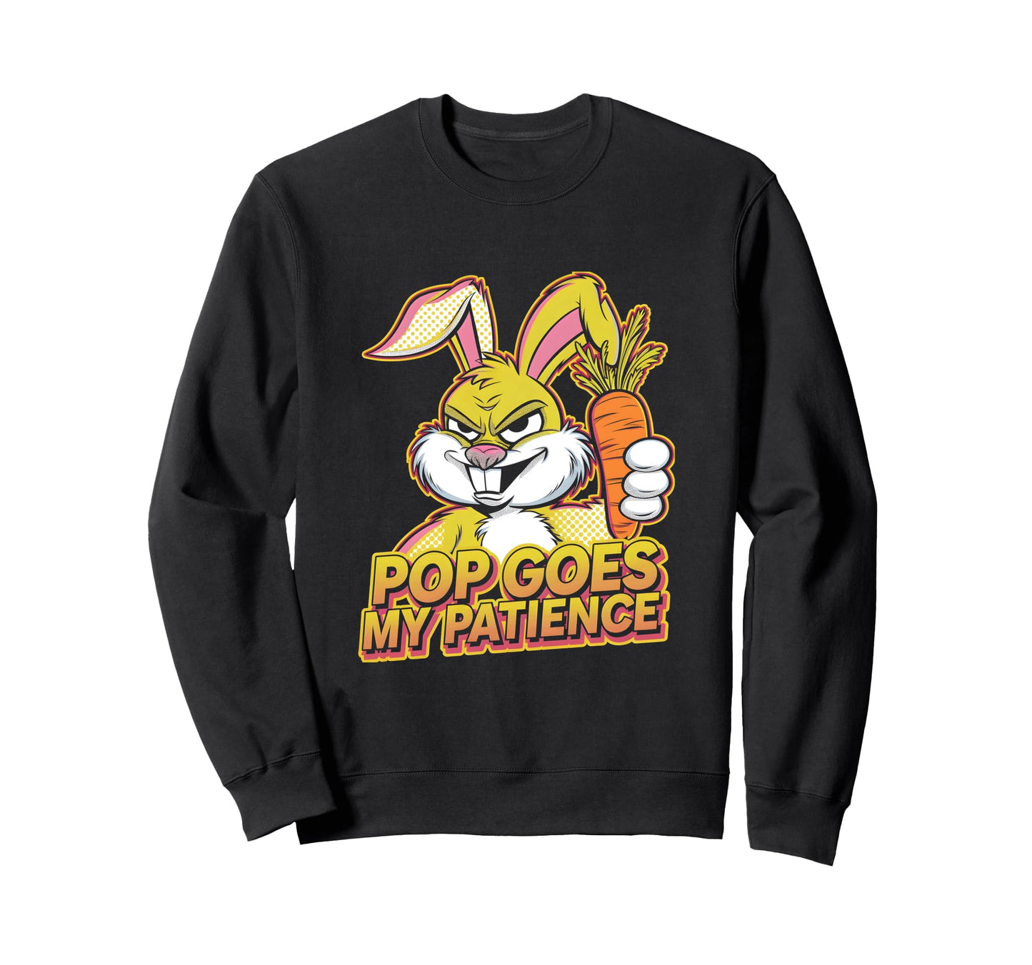Grumpy Bunny Pop Art Fans Pop Art Sweatshirt - Unique Graphic Men Women - T-Shirt, Sweatshirt, Hoodie