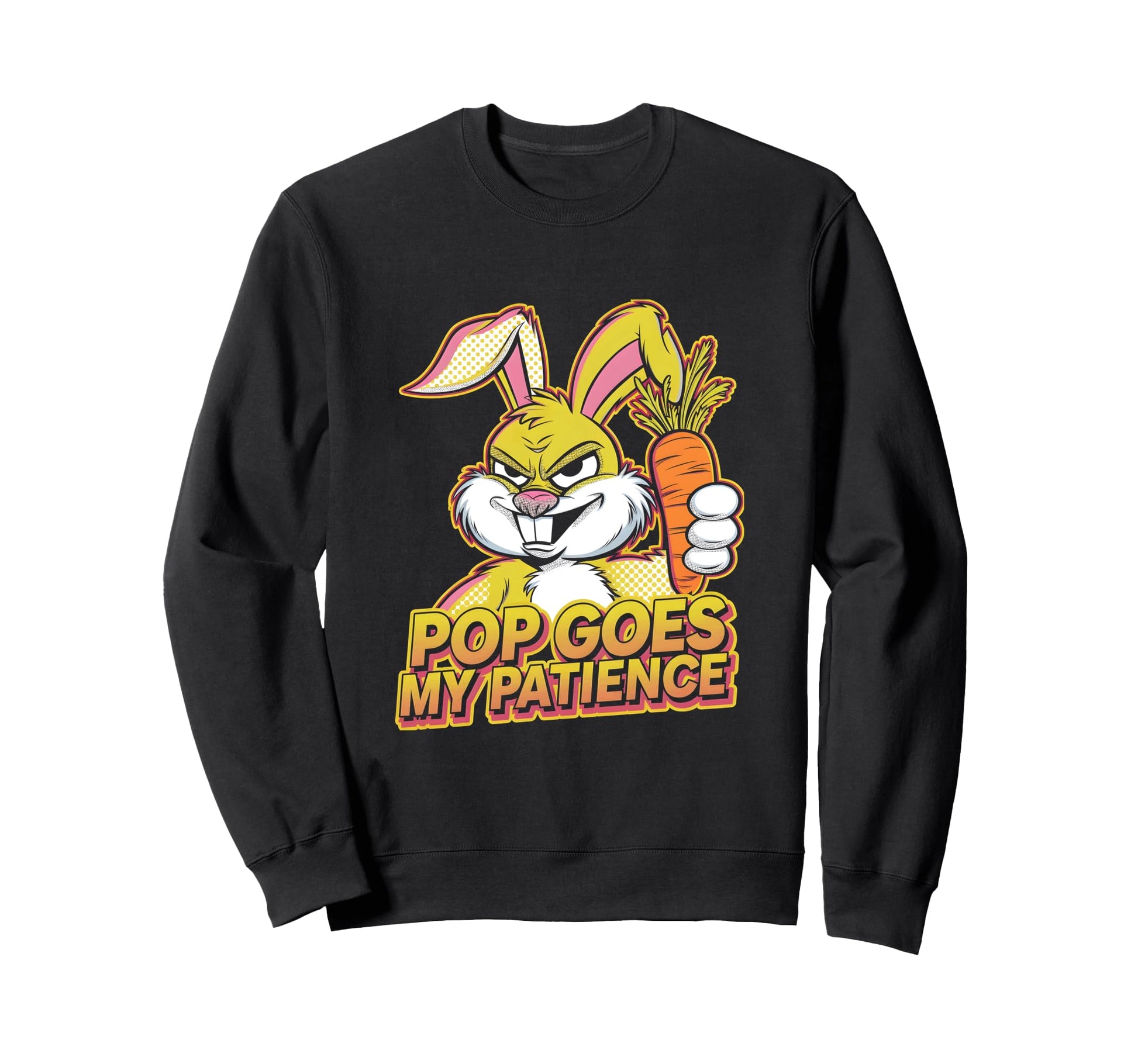 Grumpy Bunny Pop Art Fans Pop Art Sweatshirt - Unique Graphic Men Women - T-Shirt, Sweatshirt, Hoodie