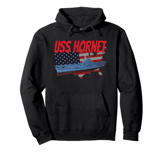 Aircraft Carrier Uss Hornet Cv 8 Ww2 Hoodie - Aesthetic Graphic for Adults - T-Shirt, Sweatshirt, Hoodie