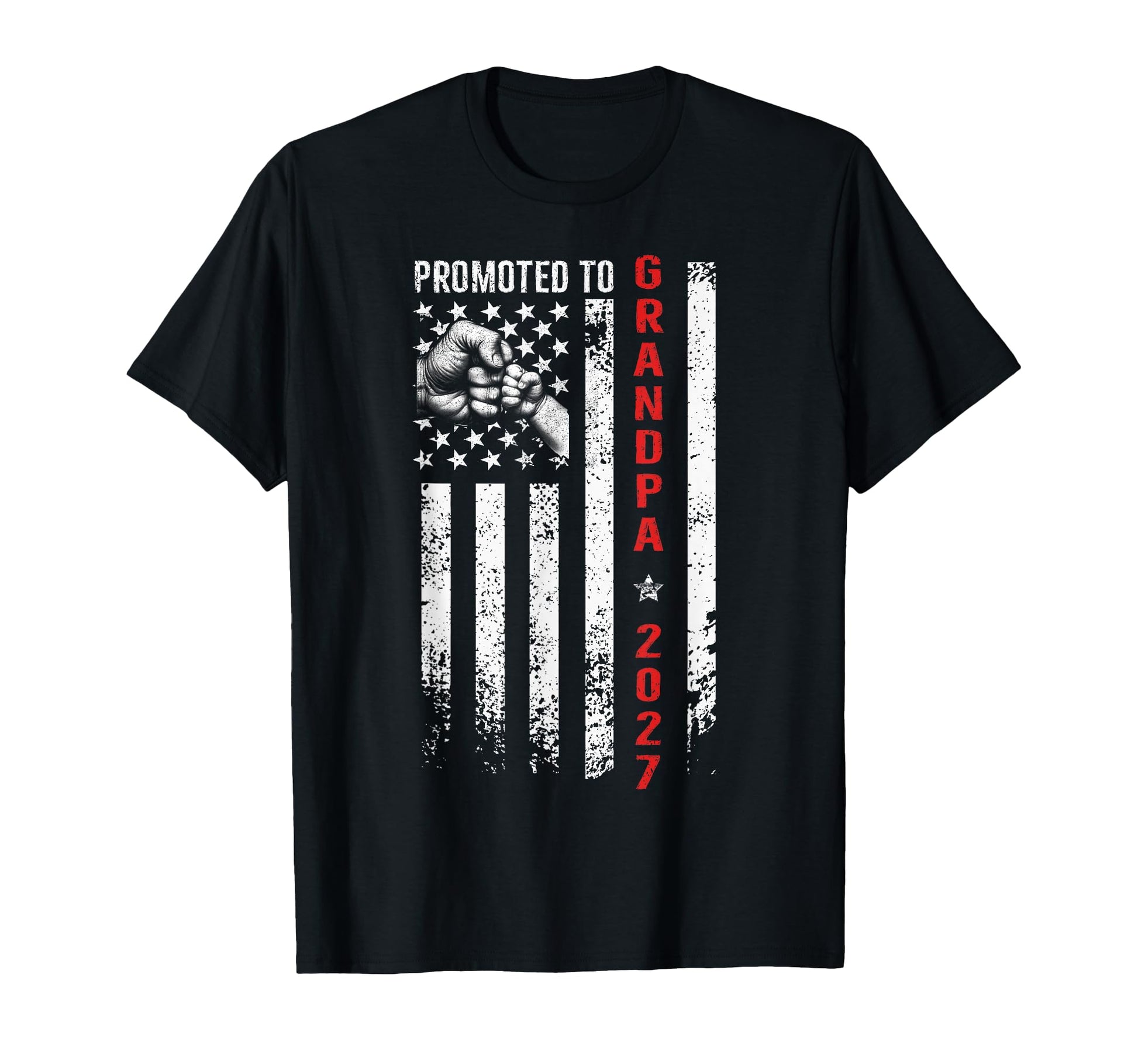 Promoted To Grandpa Est 2027 New Dad T-Shirt - Unique Graphic for Adults - T-Shirt, Sweatshirt, Hoodie