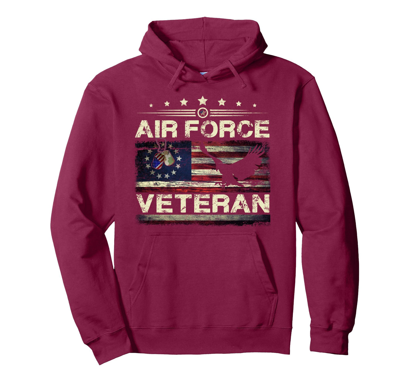 Veteran Us Air Force American Betsy Hoodie - Novelty Apparel for Adults - T-Shirt, Sweatshirt, Hoodie