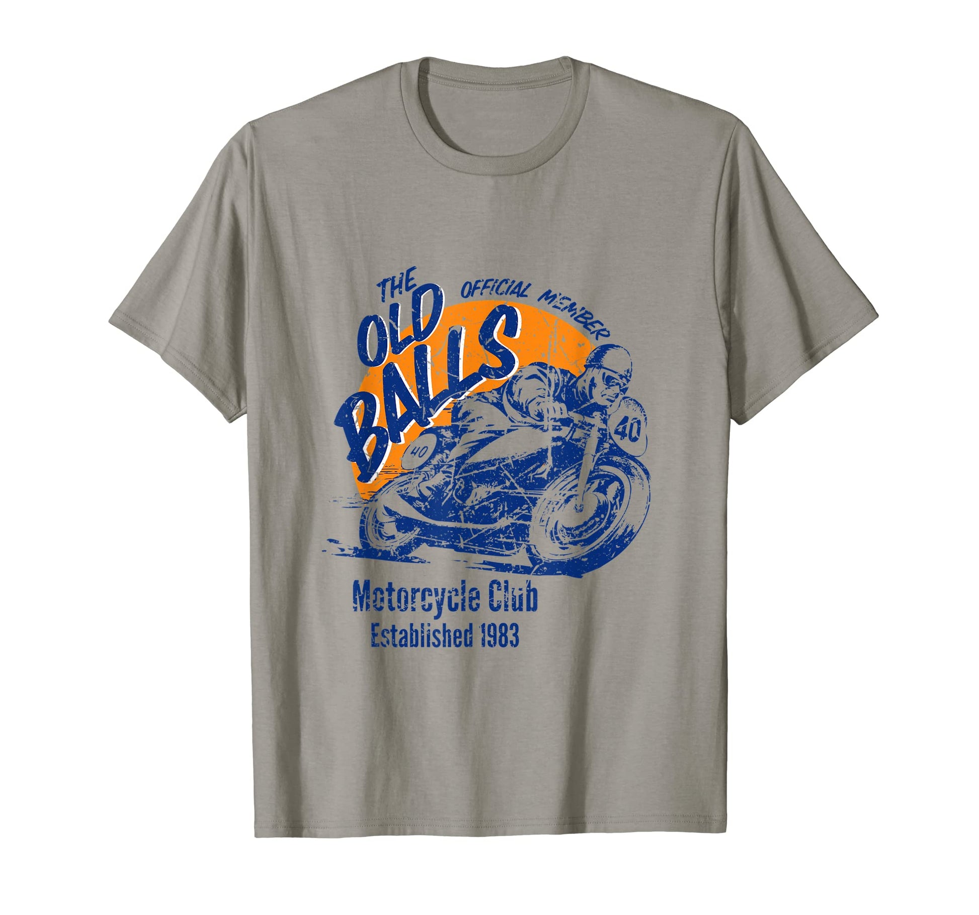 Mens Biker Dad Motorcycle 40Th Birthday T-Shirt - Unique Graphic Unisex - T-Shirt, Sweatshirt, Hoodie