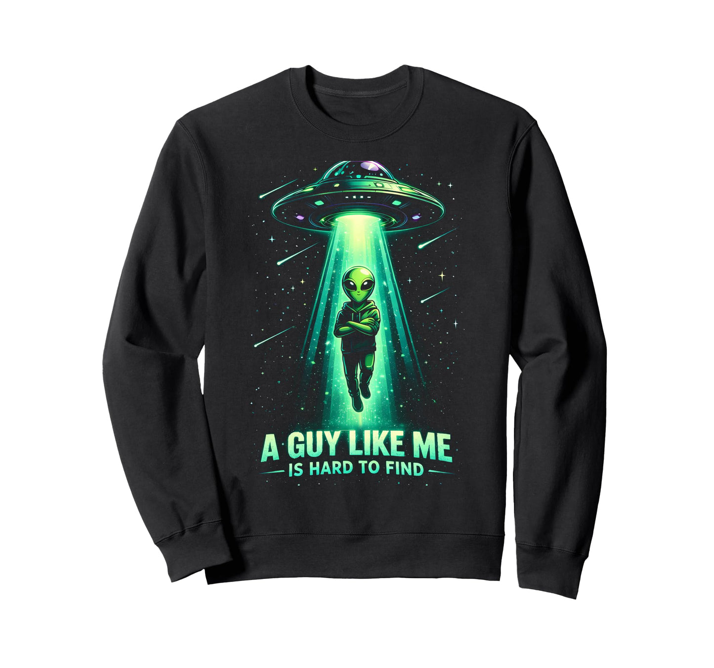 Funny Alien Forest Sci Fi Sweatshirt - Custom Art Print Men Women - T-Shirt, Sweatshirt, Hoodie