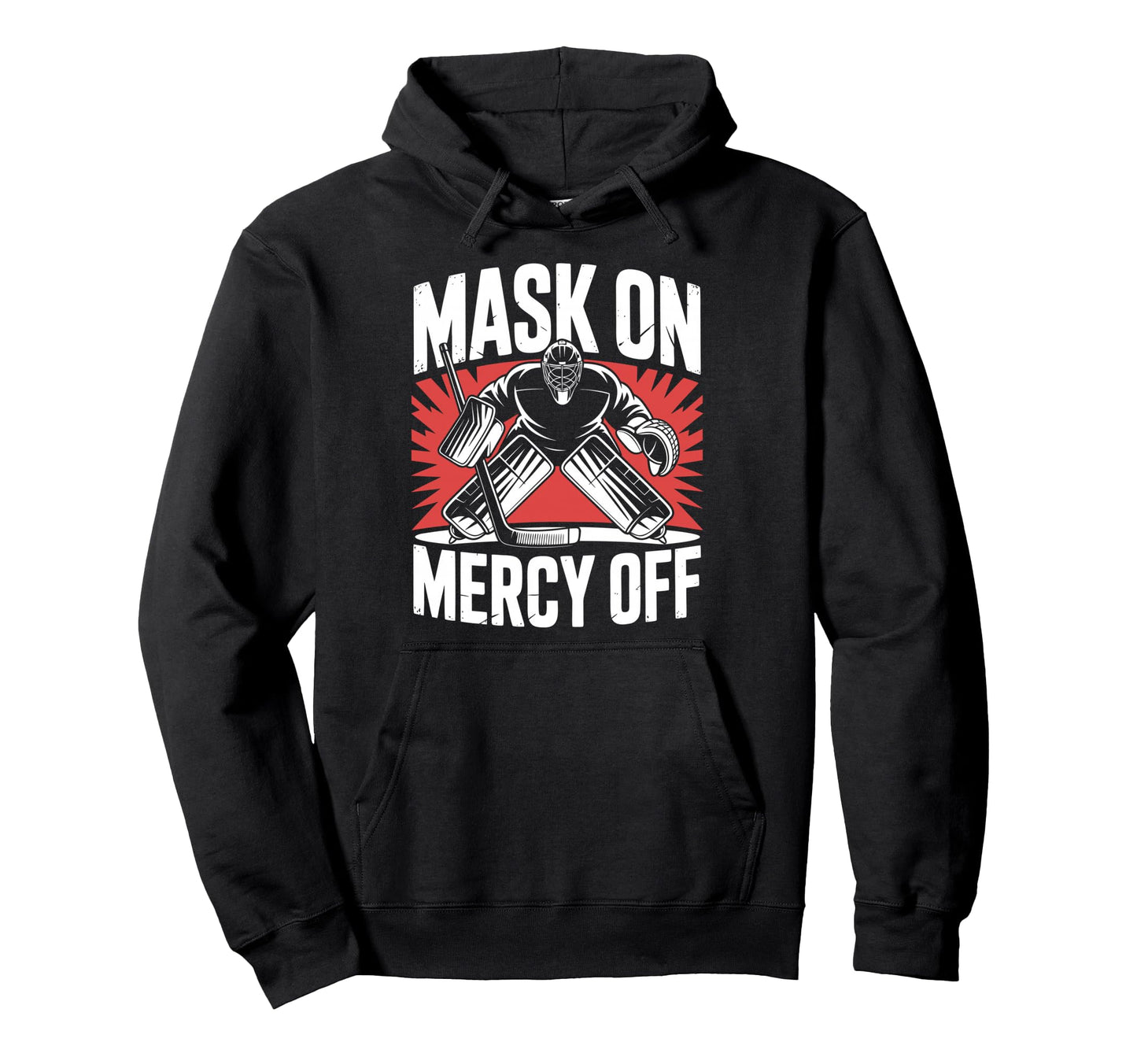 Hockey Goalie Mask Ice Hockey Hoodie - Aesthetic Graphic for Adults - T-Shirt, Sweatshirt, Hoodie