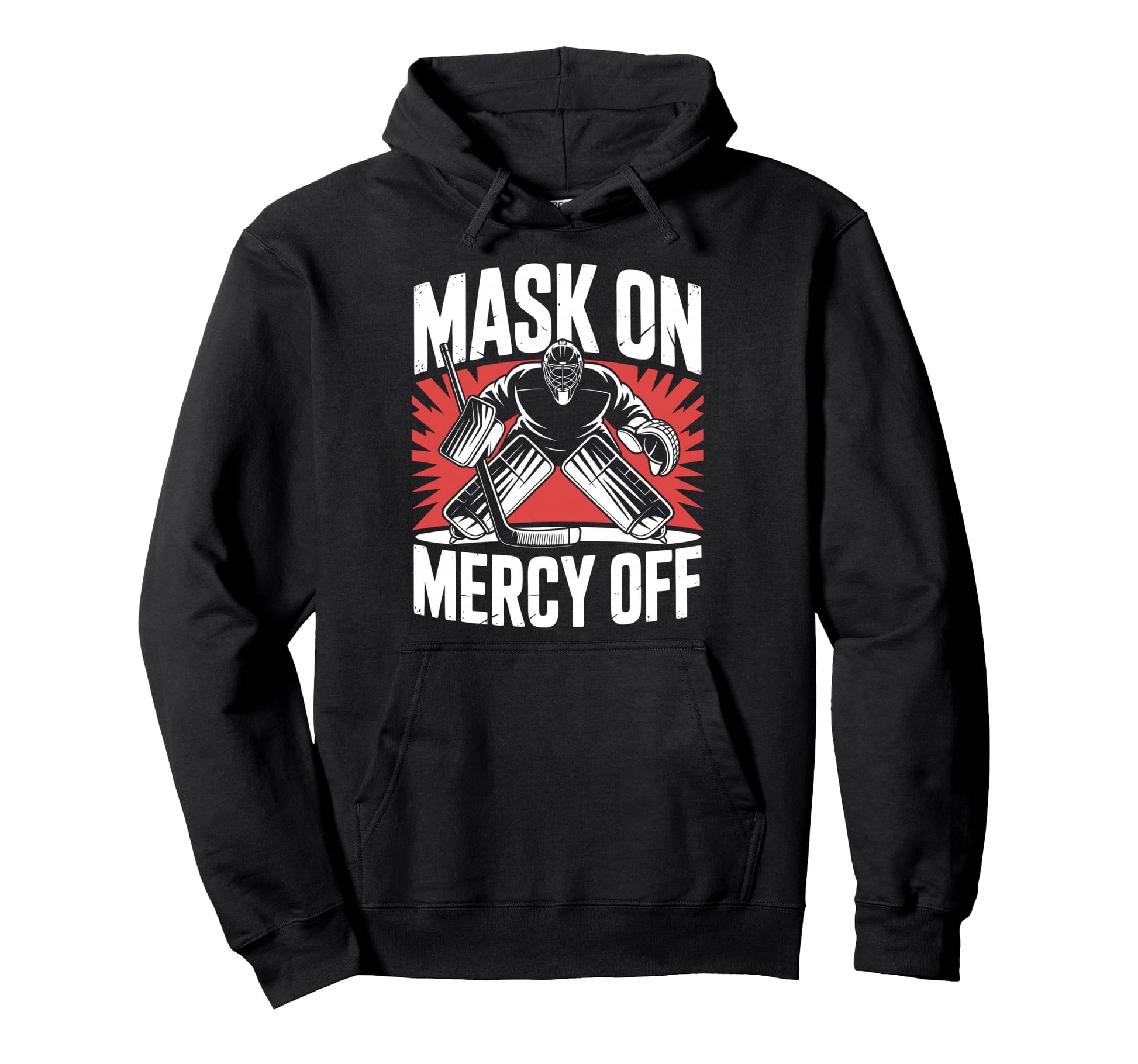 Hockey Goalie Mask Ice Hockey Hoodie - Aesthetic Graphic for Adults - T-Shirt, Sweatshirt, Hoodie
